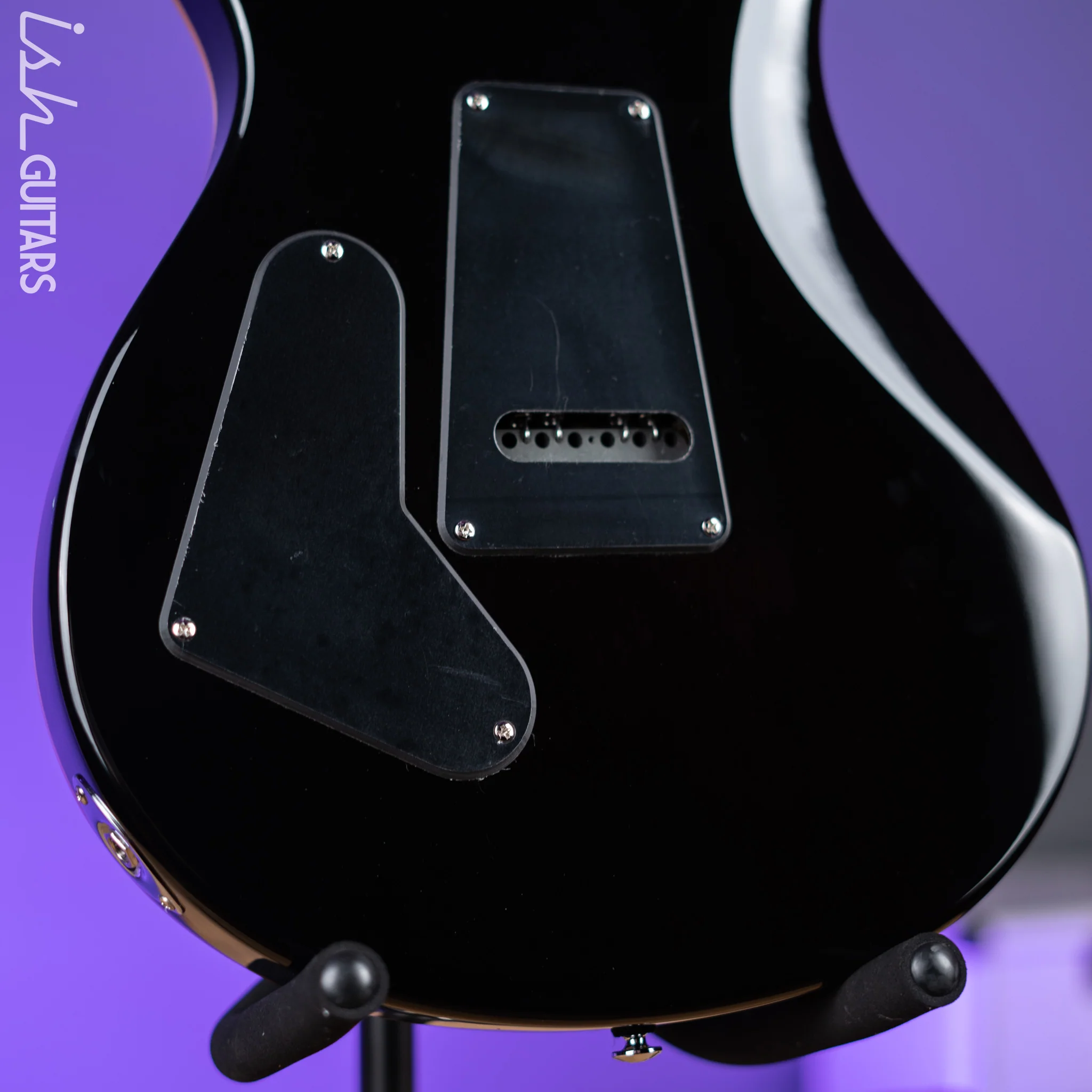 PRS SE Custom 24 Electric Guitar Black Gold - Image 9