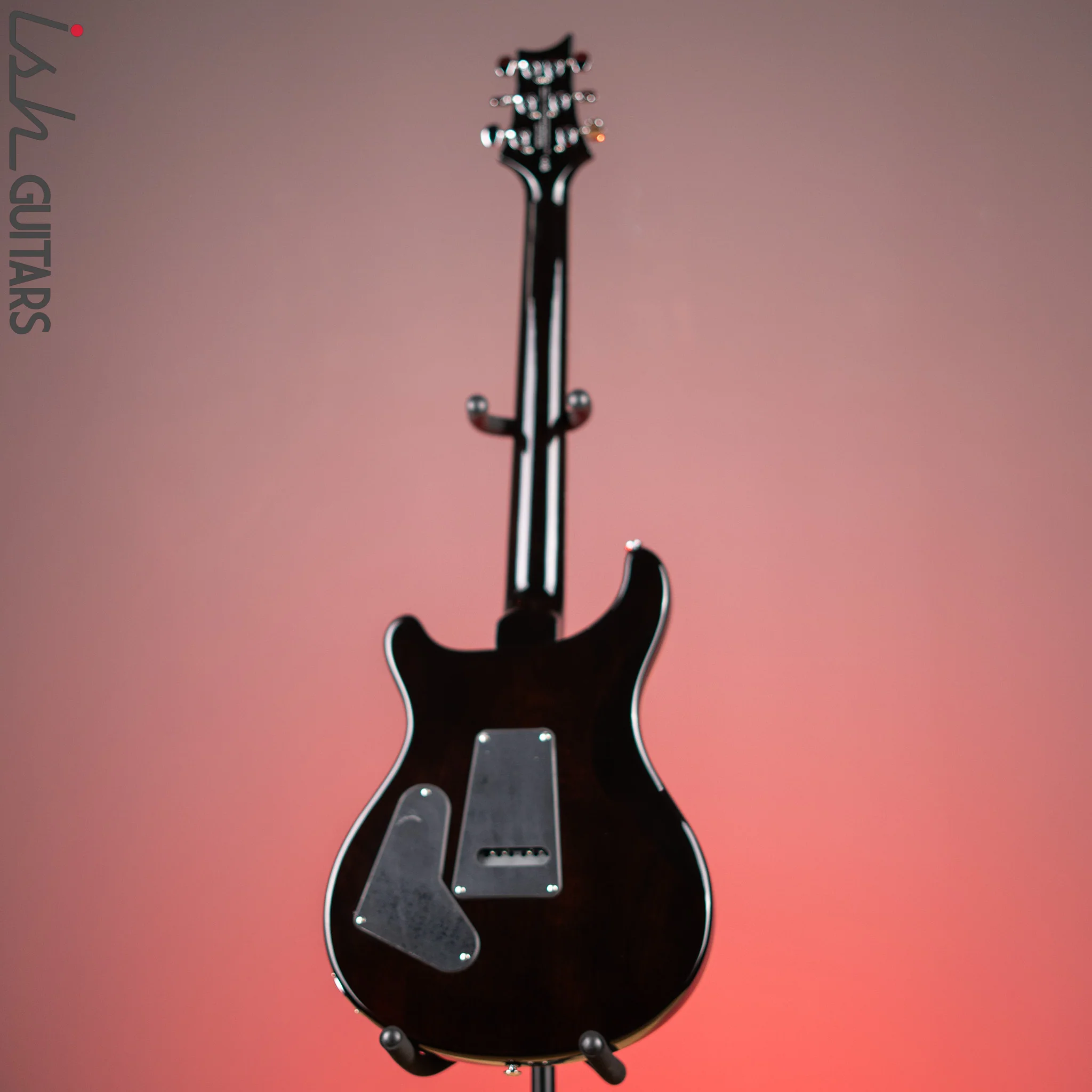 PRS SE Custom 24 Electric Guitar Black Gold - Image 7