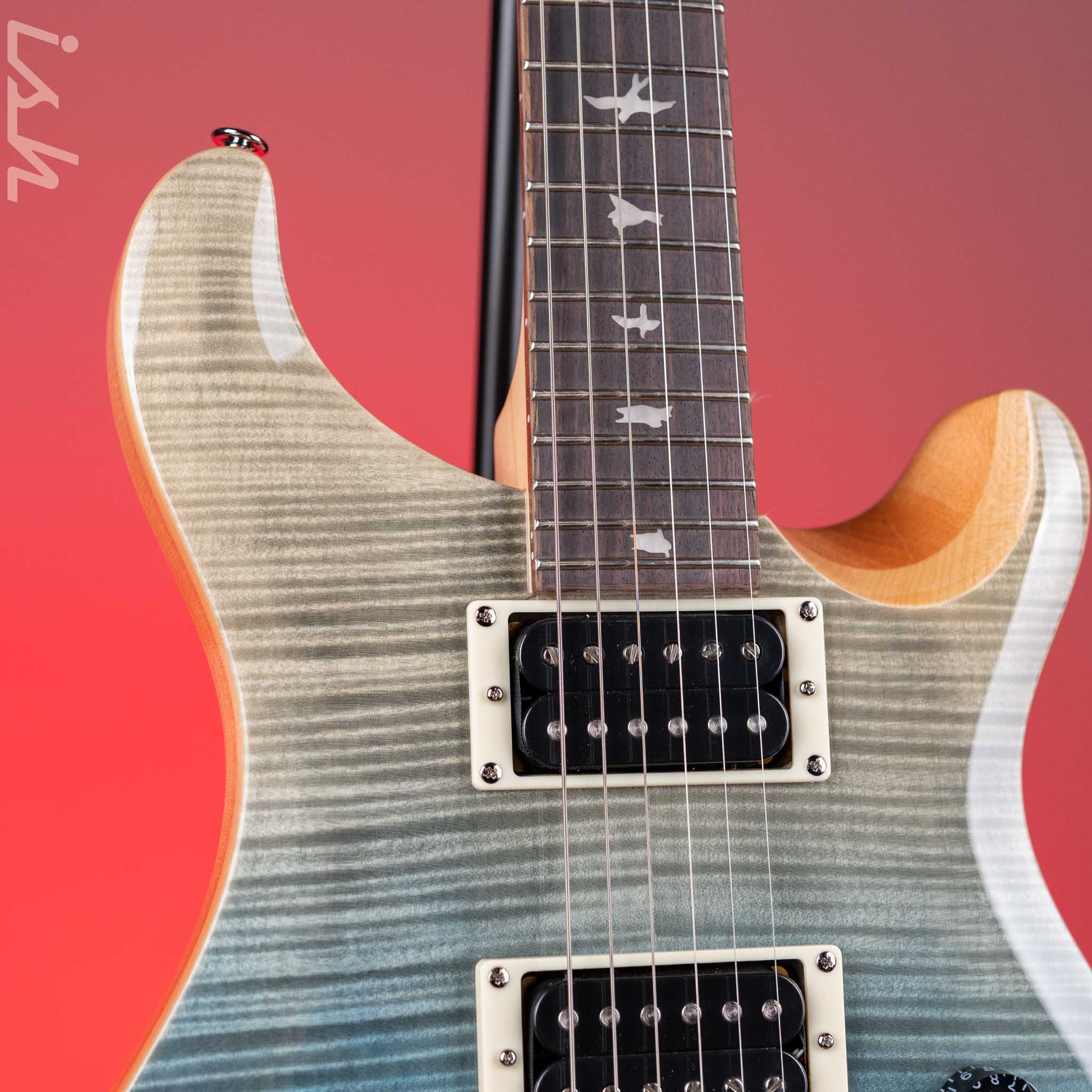 PRS SE Custom 24 Electric Guitar Blue Fade - Image 3