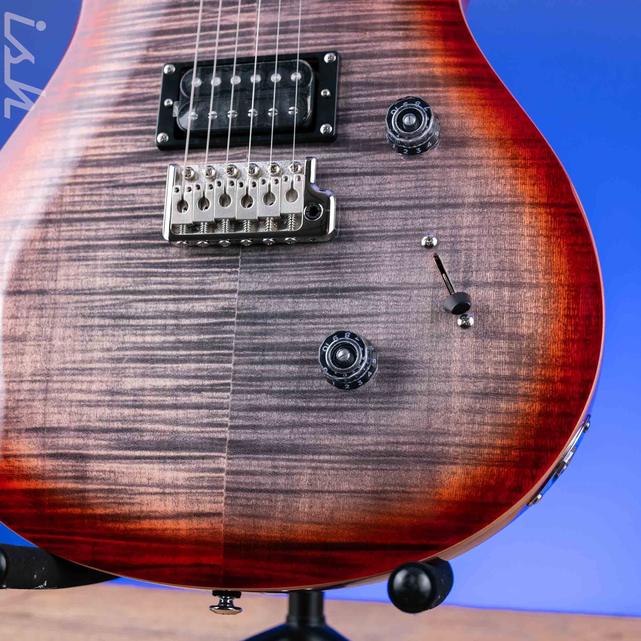 PRS SE Custom 24 Electric Guitar Charcoal Cherry Burst *2025 Release!* - Image 4