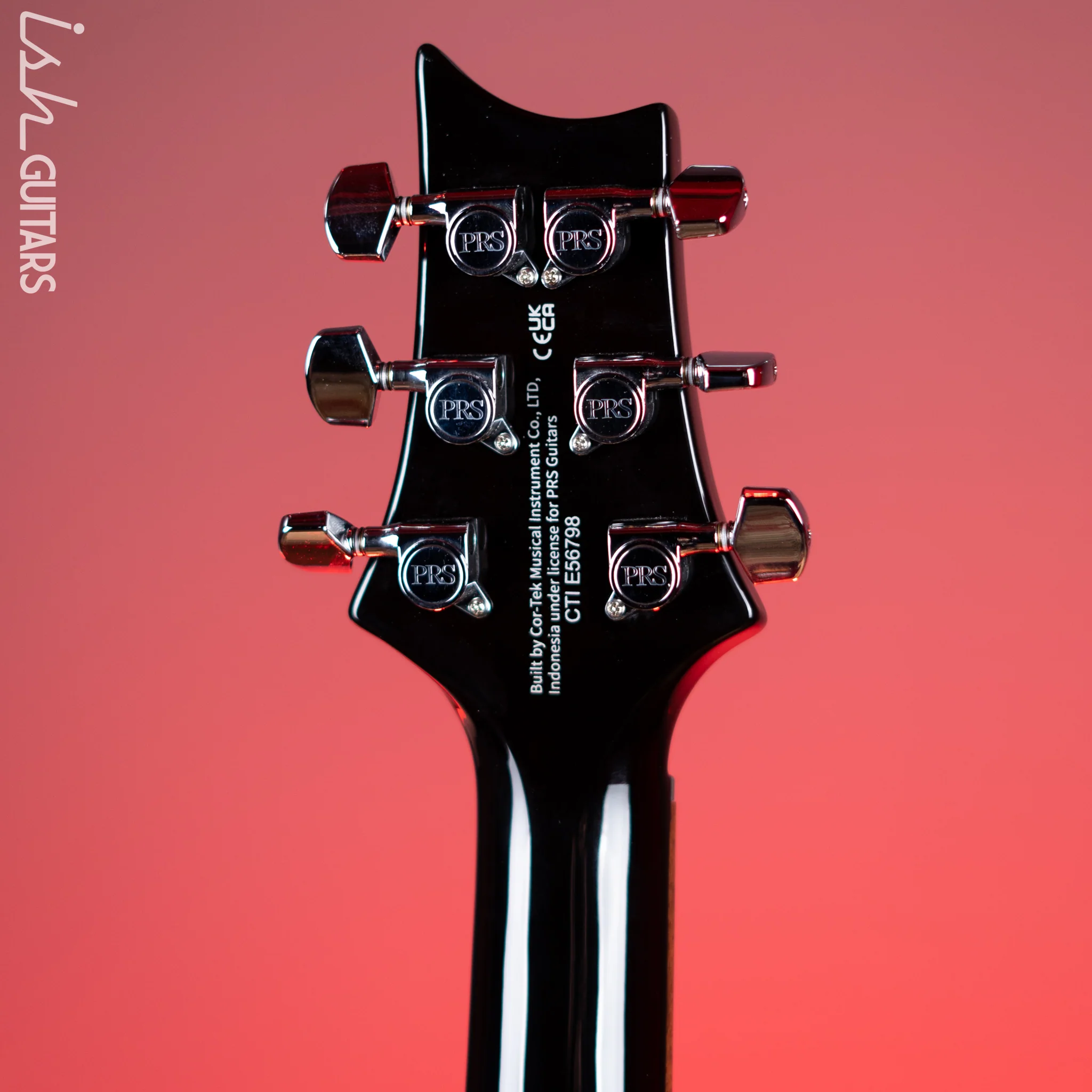 PRS SE Custom 24 Lefty Black Gold Burst - Image 10