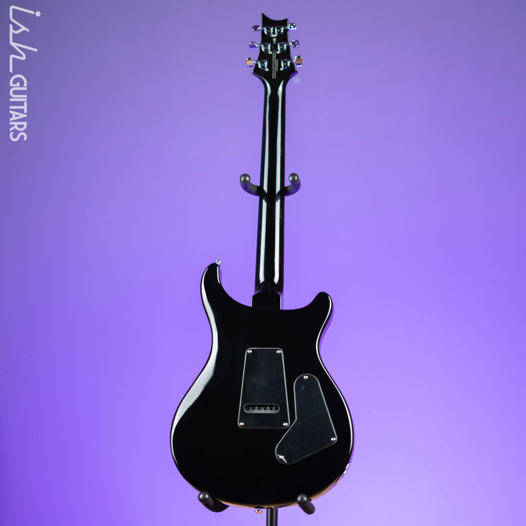 PRS SE Custom 24 Lefty Electric Guitar Black Gold Burst - Image 6