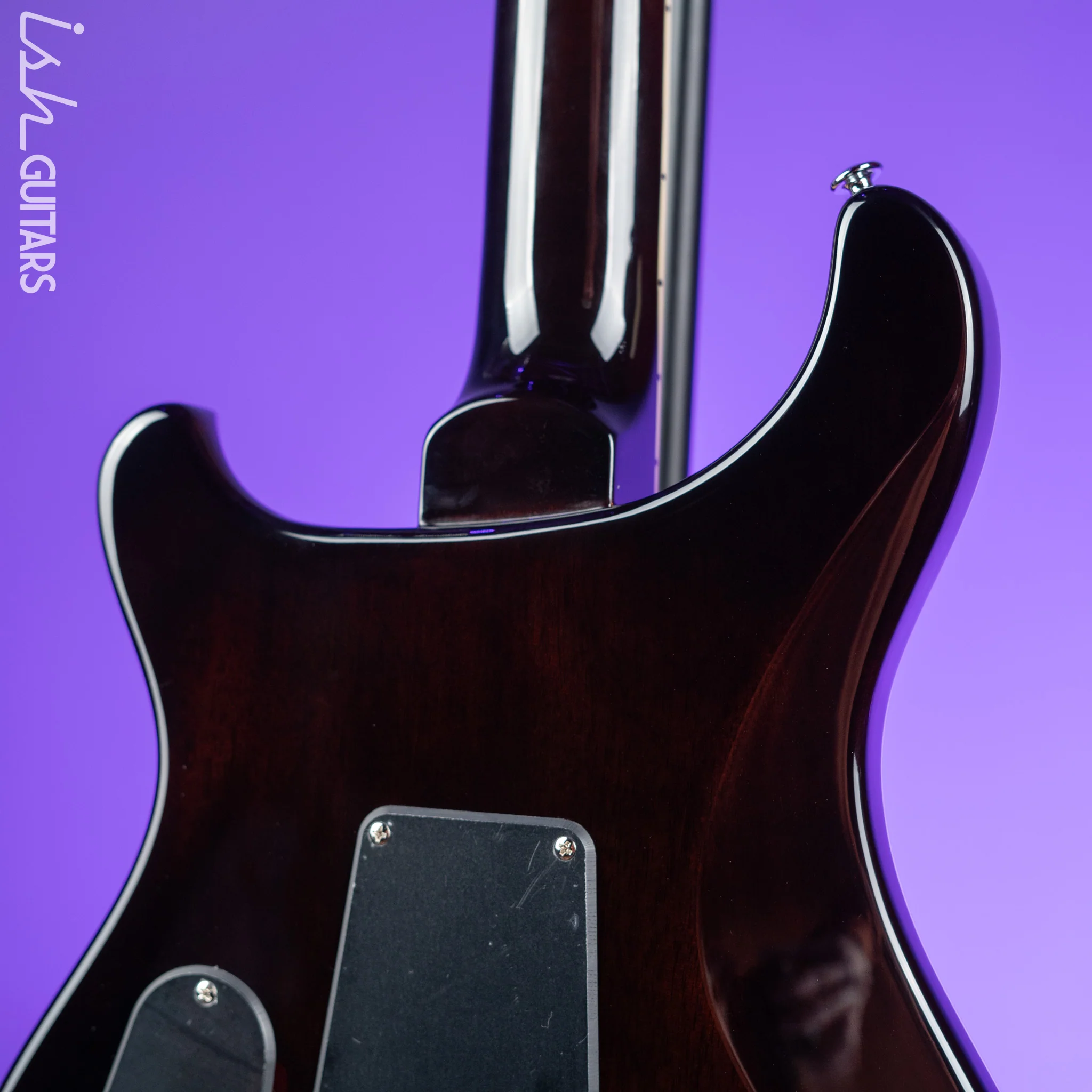 PRS SE Custom 24 Quilt Black Gold Sunburst Electric Guitar - Image 8