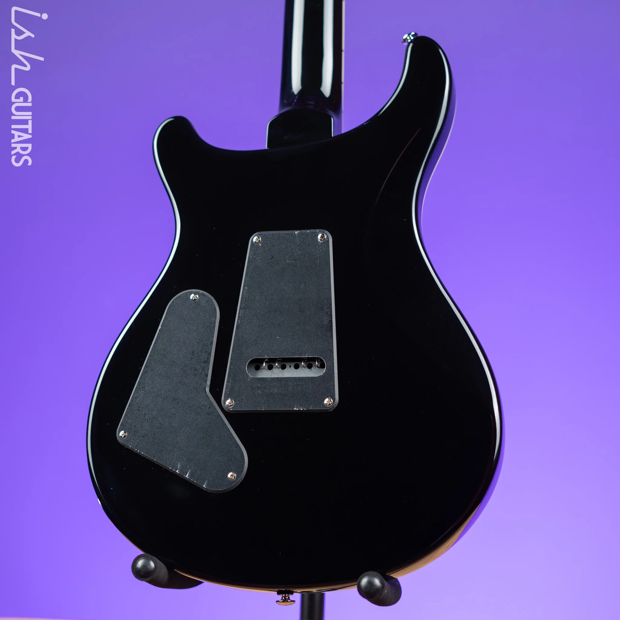 PRS SE Custom 24 Quilt Black Gold Sunburst Electric Guitar - Image 7