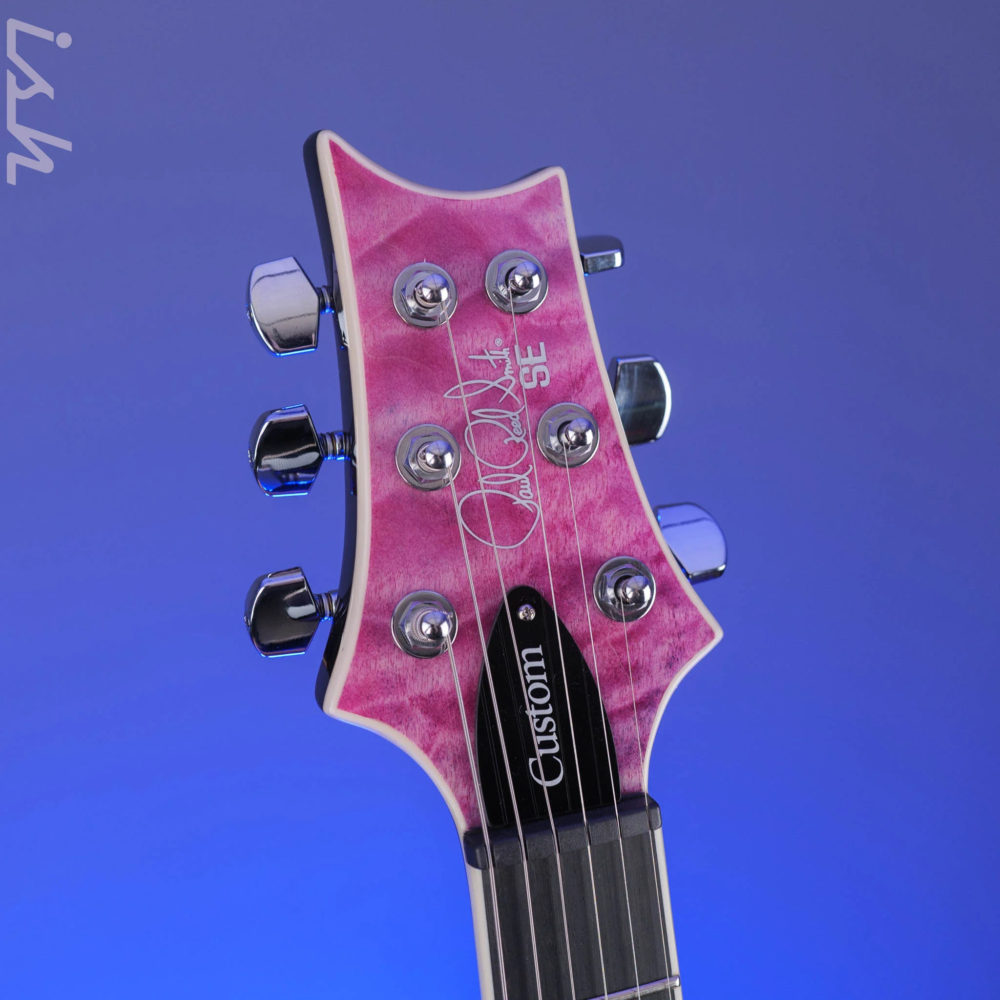 PRS SE Custom 24 Quilt Electric Guitar Violet - Image 5