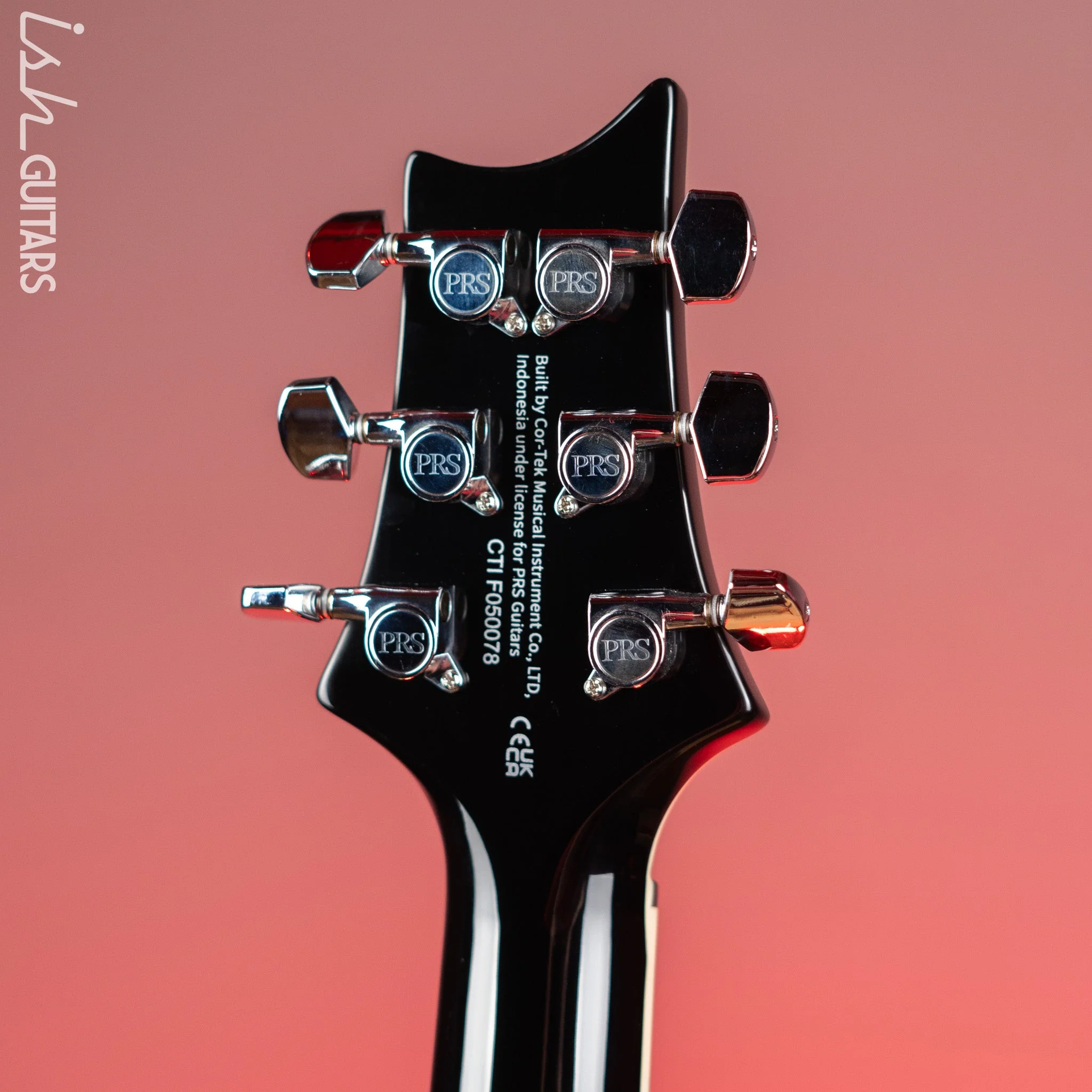 PRS SE Custom 24 Quilt Violet Electric Guitar - Image 10