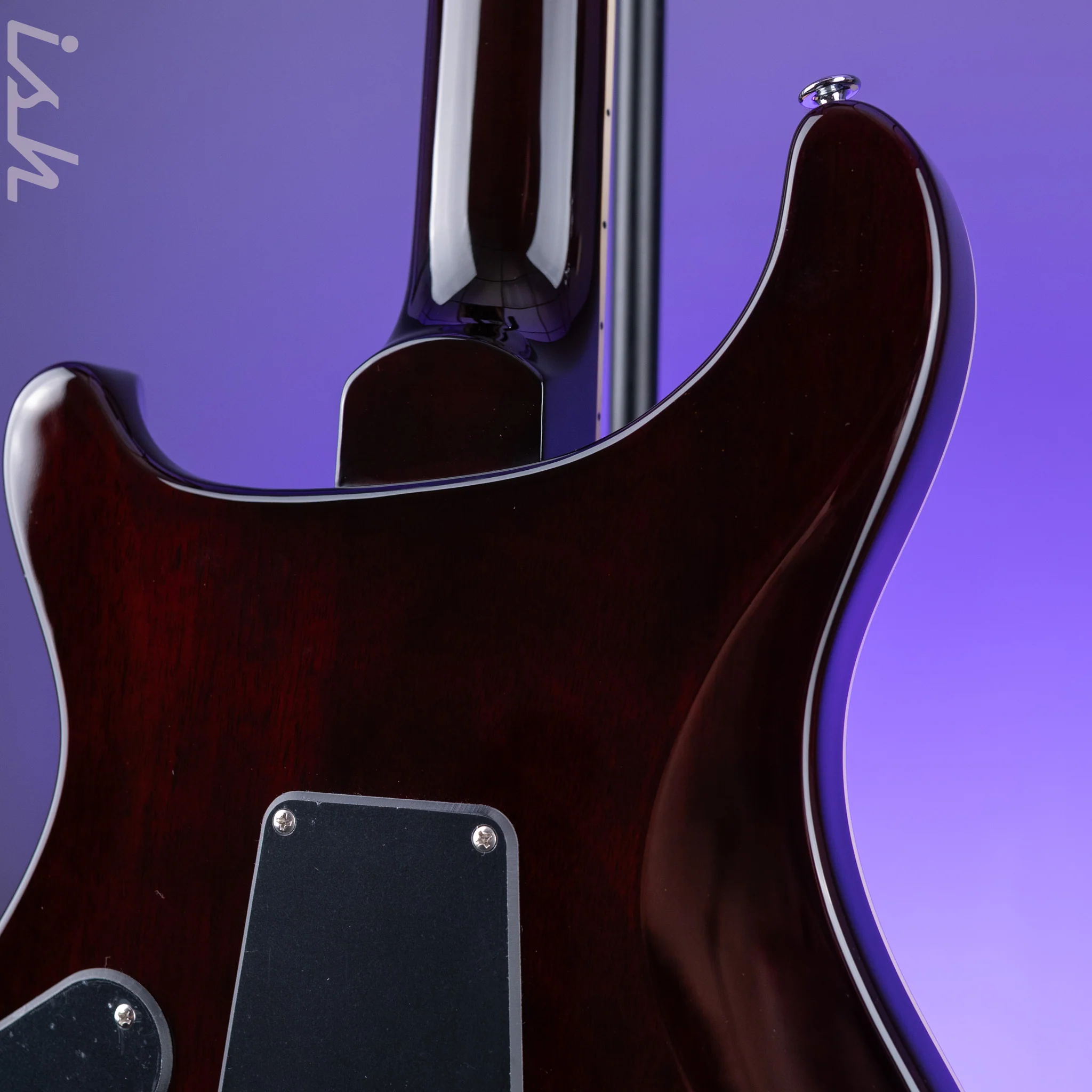 PRS SE Custom 24 Semi-Hollow Piezo Orange Tiger Smokeburst *2025 Release!* - Image 8