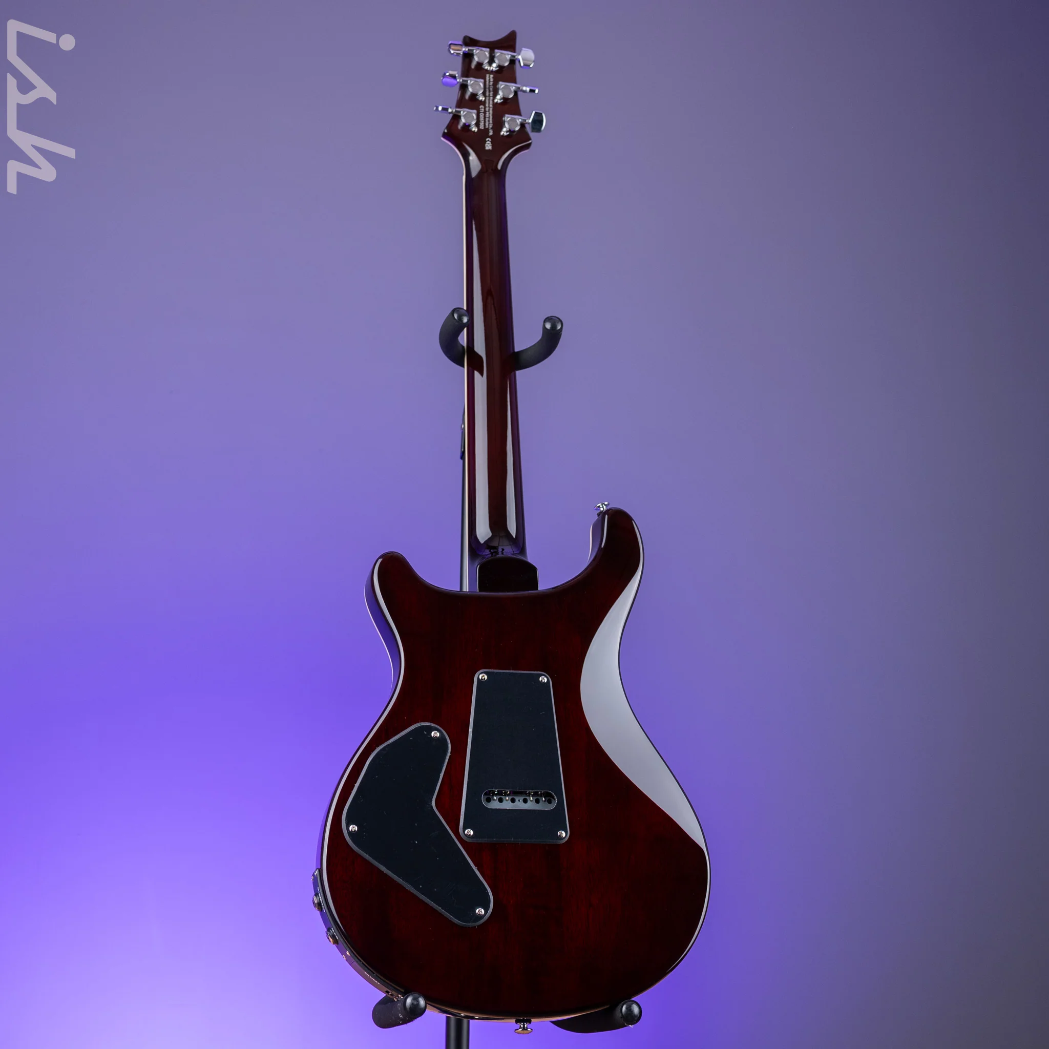 PRS SE Custom 24 Semi-Hollow Piezo Orange Tiger Smokeburst *2025 Release!* - Image 6