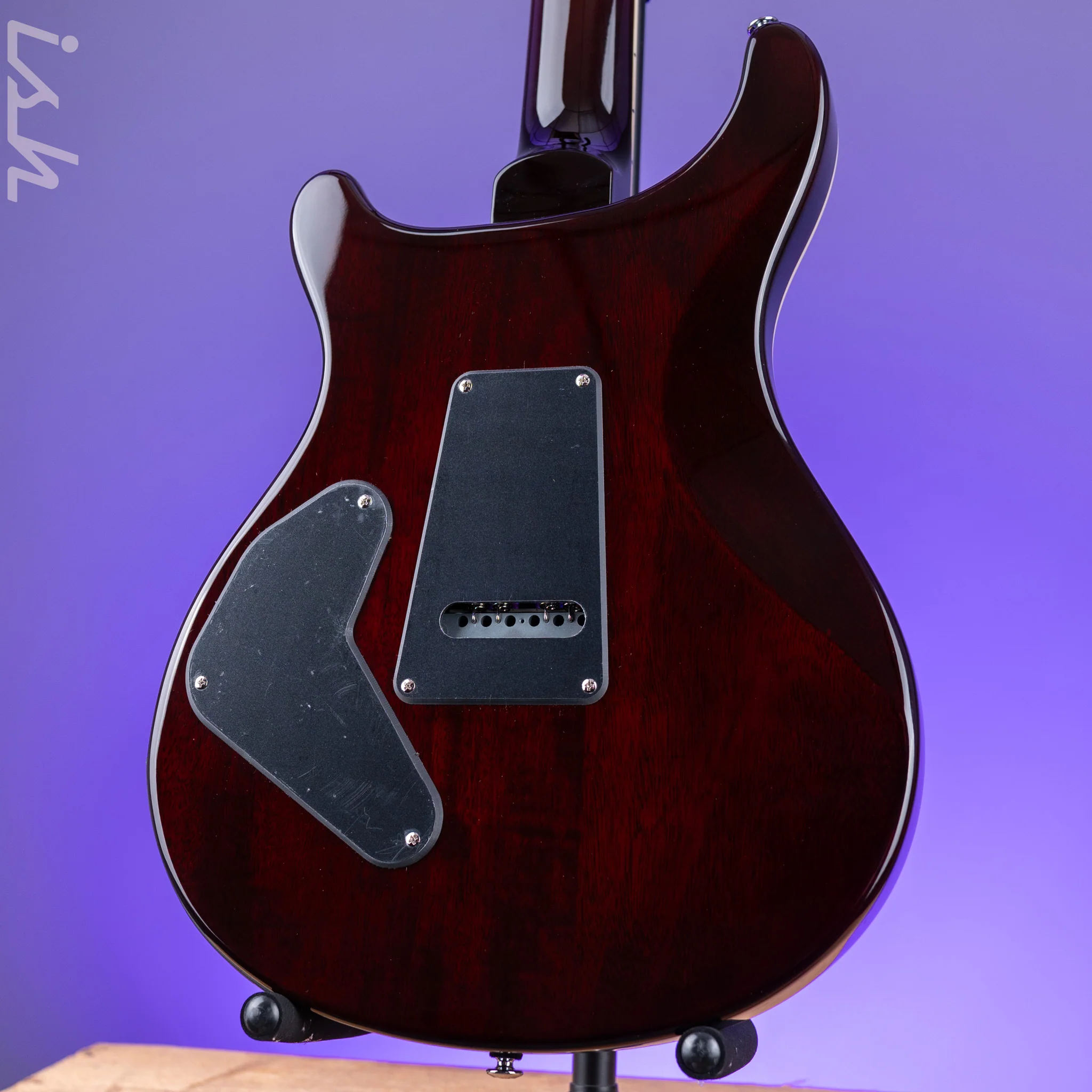 PRS SE Custom 24 Semi-Hollow Piezo Orange Tiger Smokeburst *2025 Release!* - Image 7