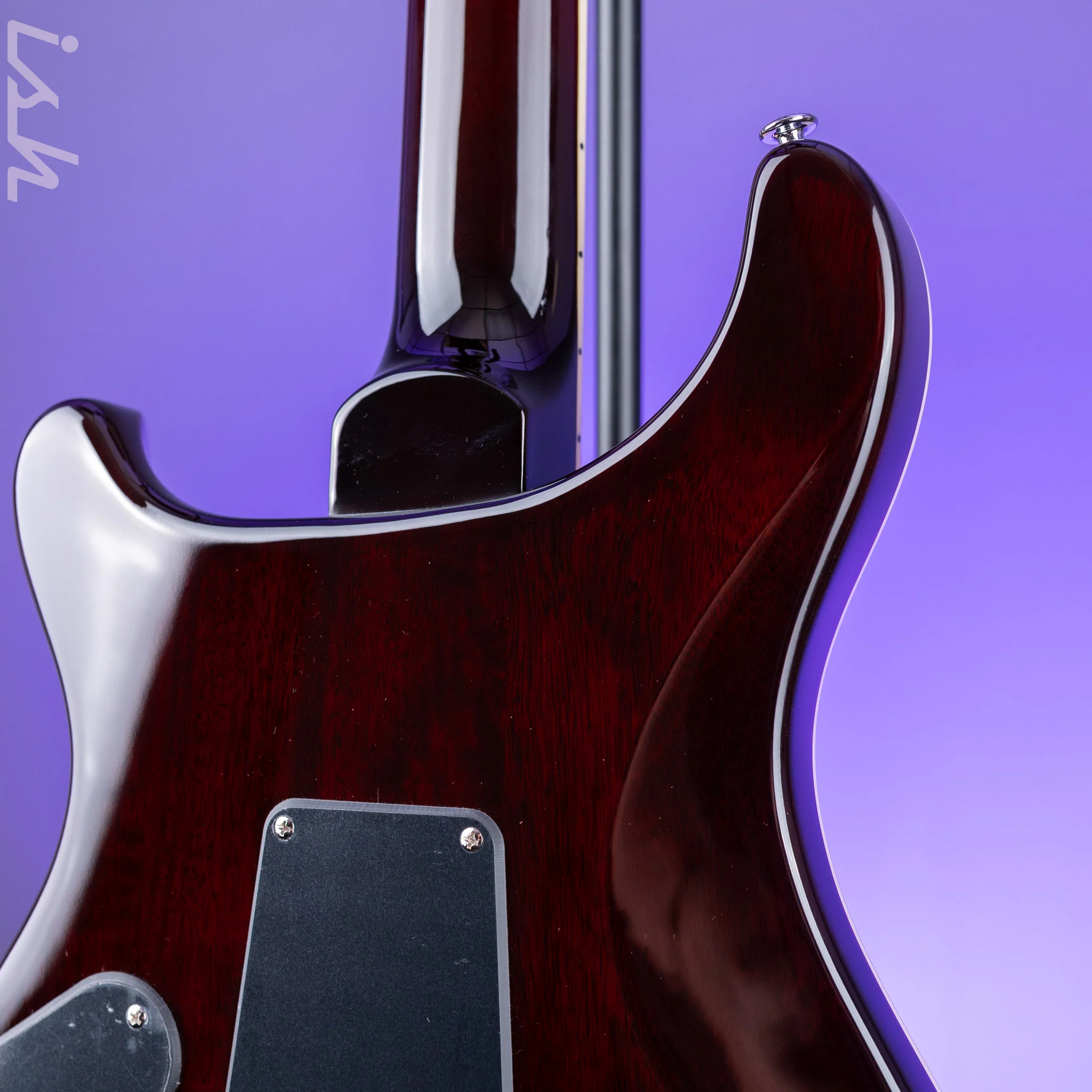 PRS SE Custom 24 Semi-Hollow Piezo Orange Tiger Smokeburst *2025 Release!* - Image 8