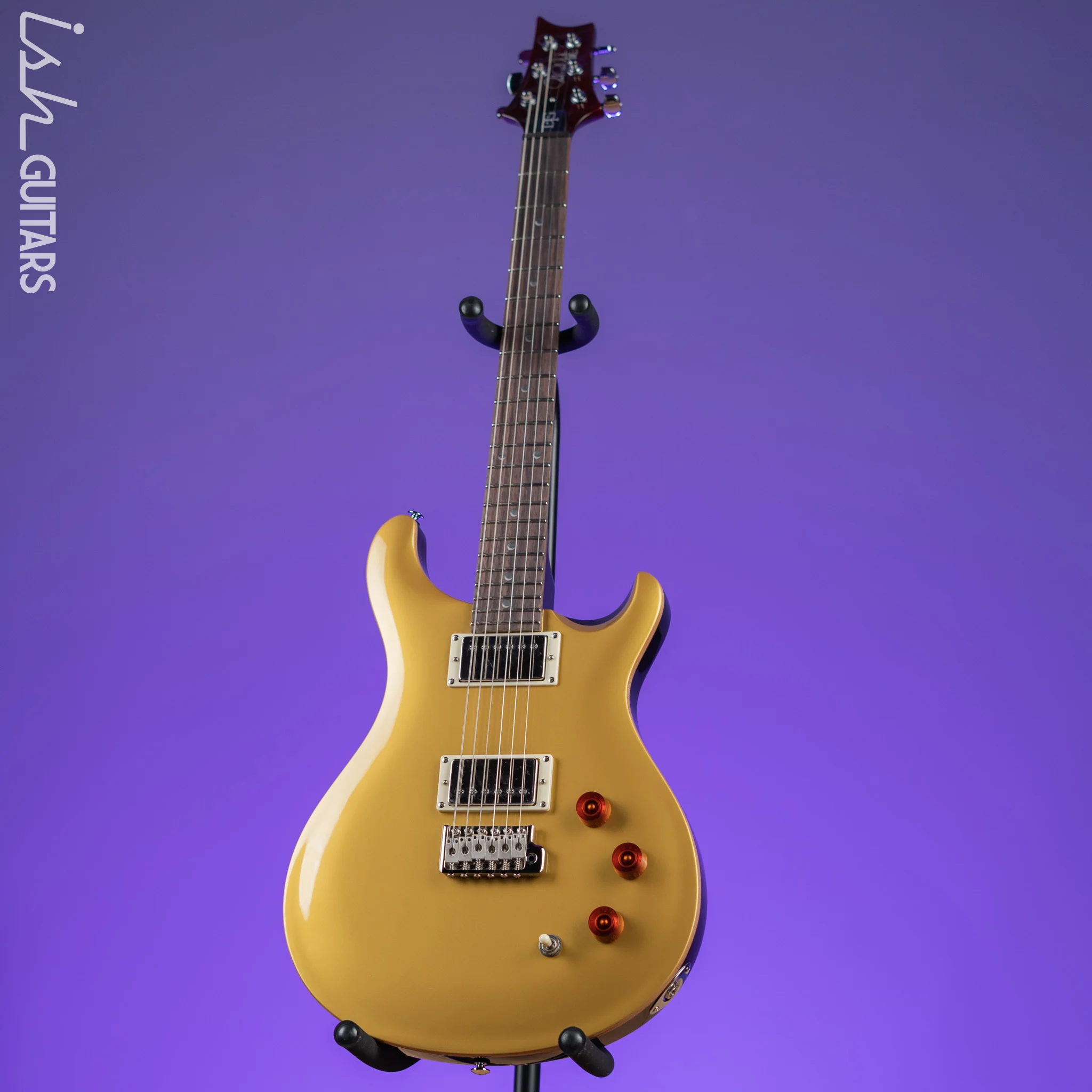 PRS SE DGT David Grissom Electric Guitar Gold Top - Image 2