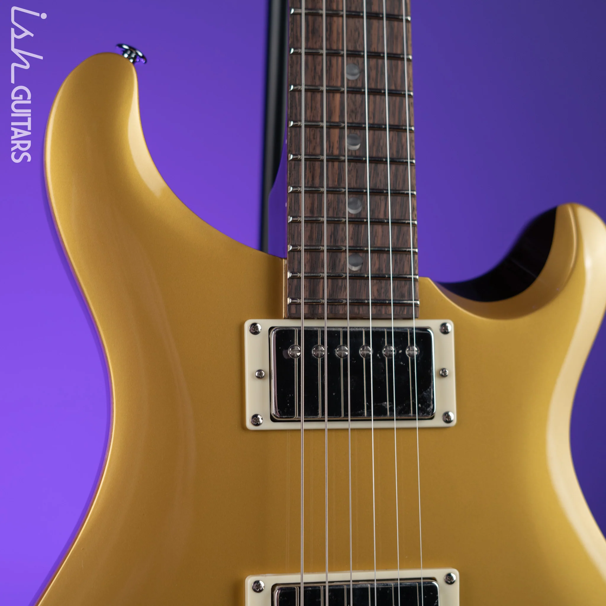 PRS SE DGT David Grissom Electric Guitar Gold Top - Image 3