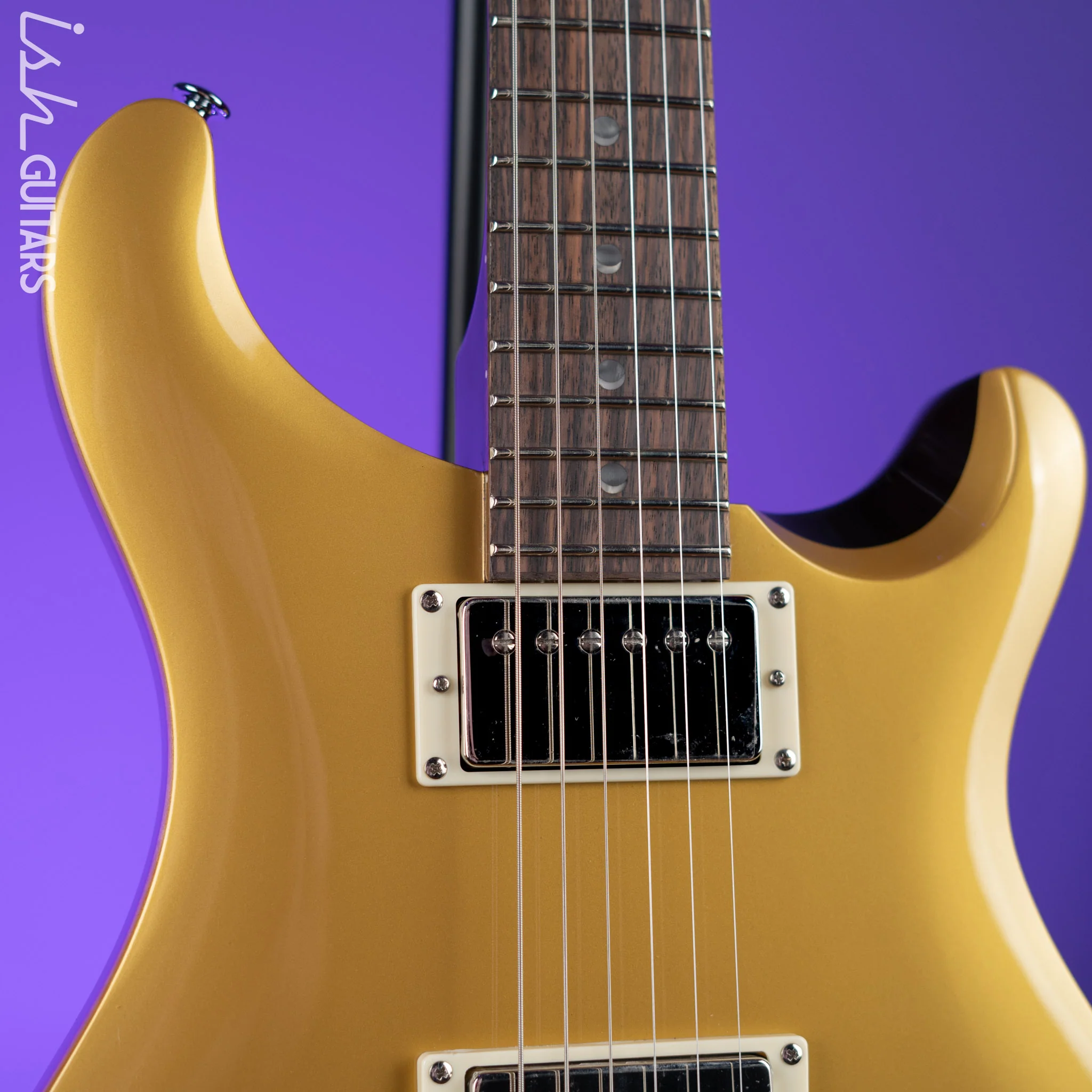 PRS SE DGT David Grissom Electric Guitar Gold Top - Image 4
