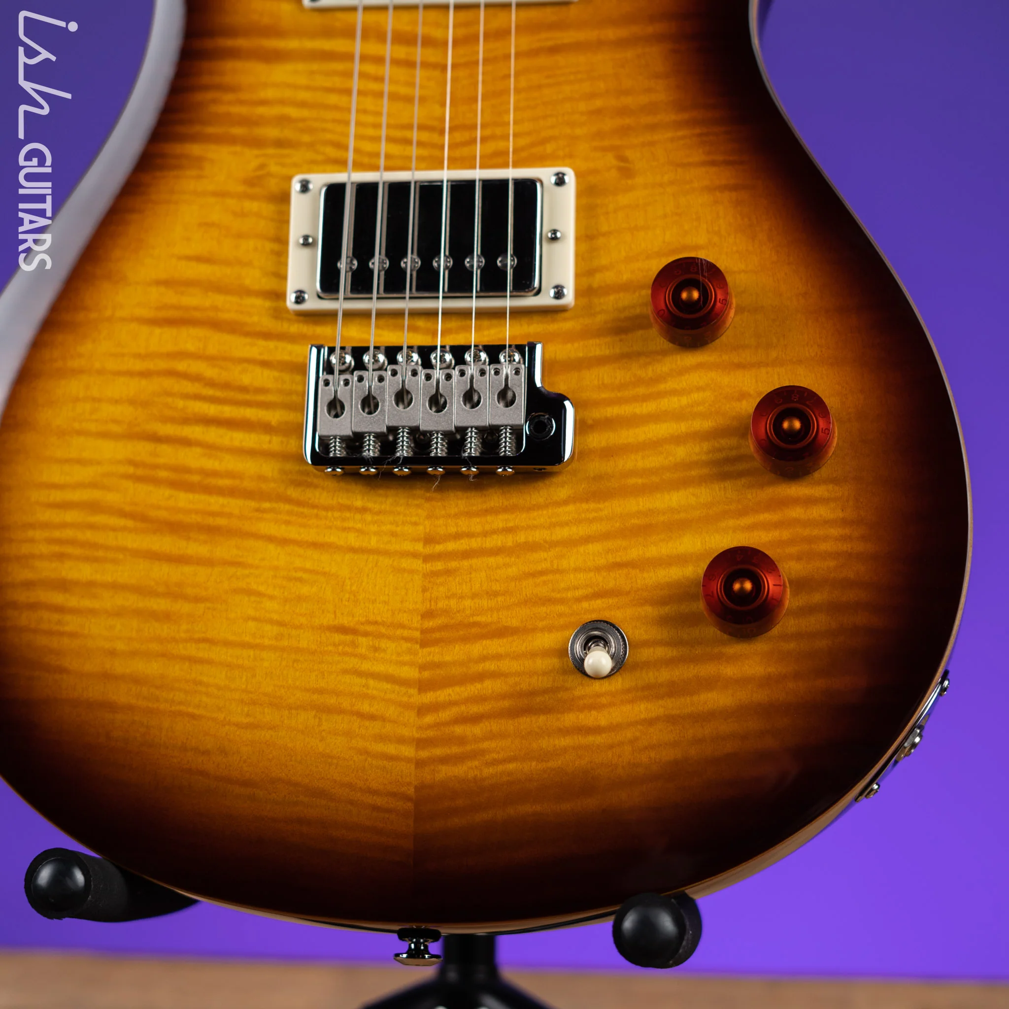 PRS SE DGT David Grissom Electric Guitar McCarty Tobacco Sunburst - Image 4