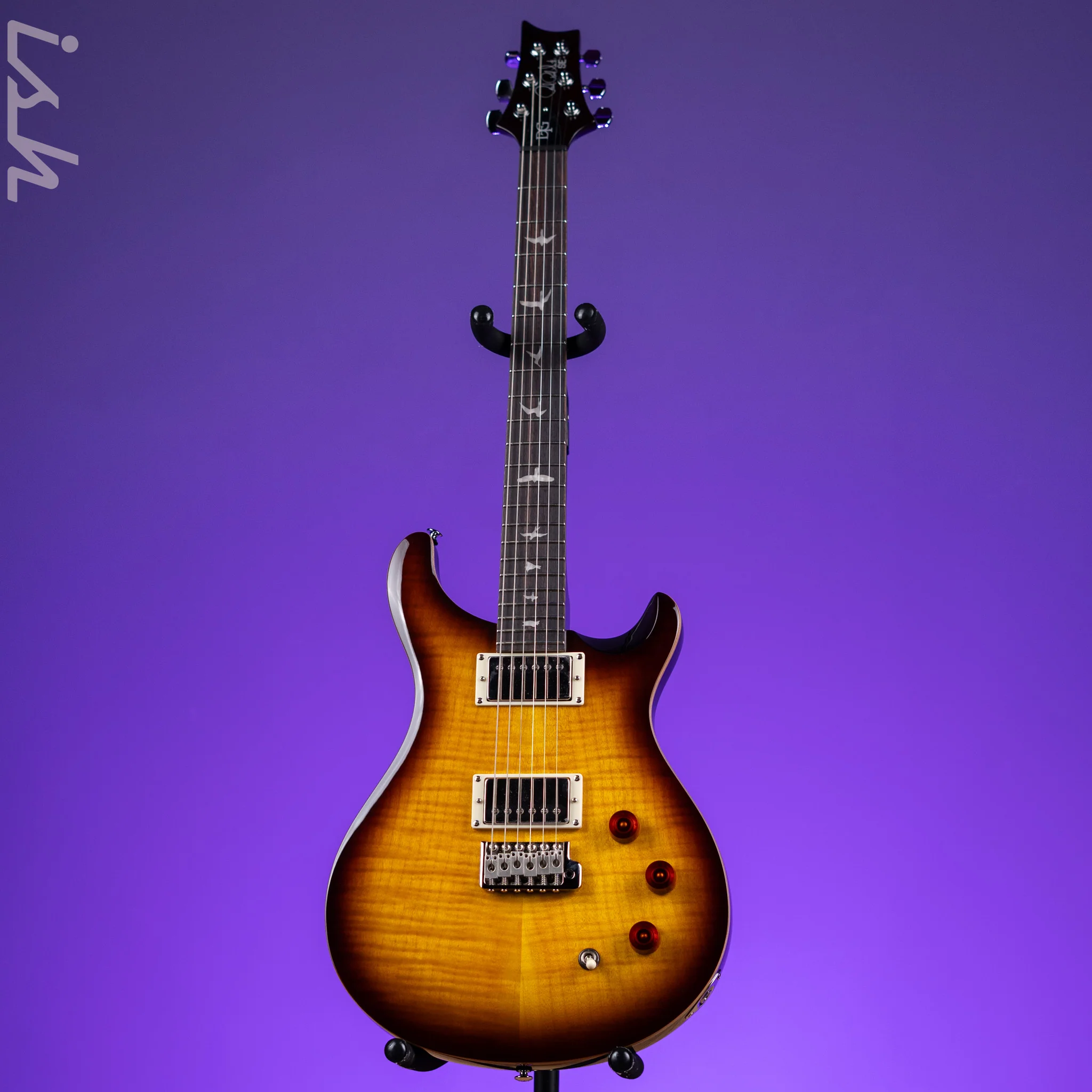 PRS SE DGT David Grissom Electric Guitar McCarty Tobacco Sunburst - Image 2