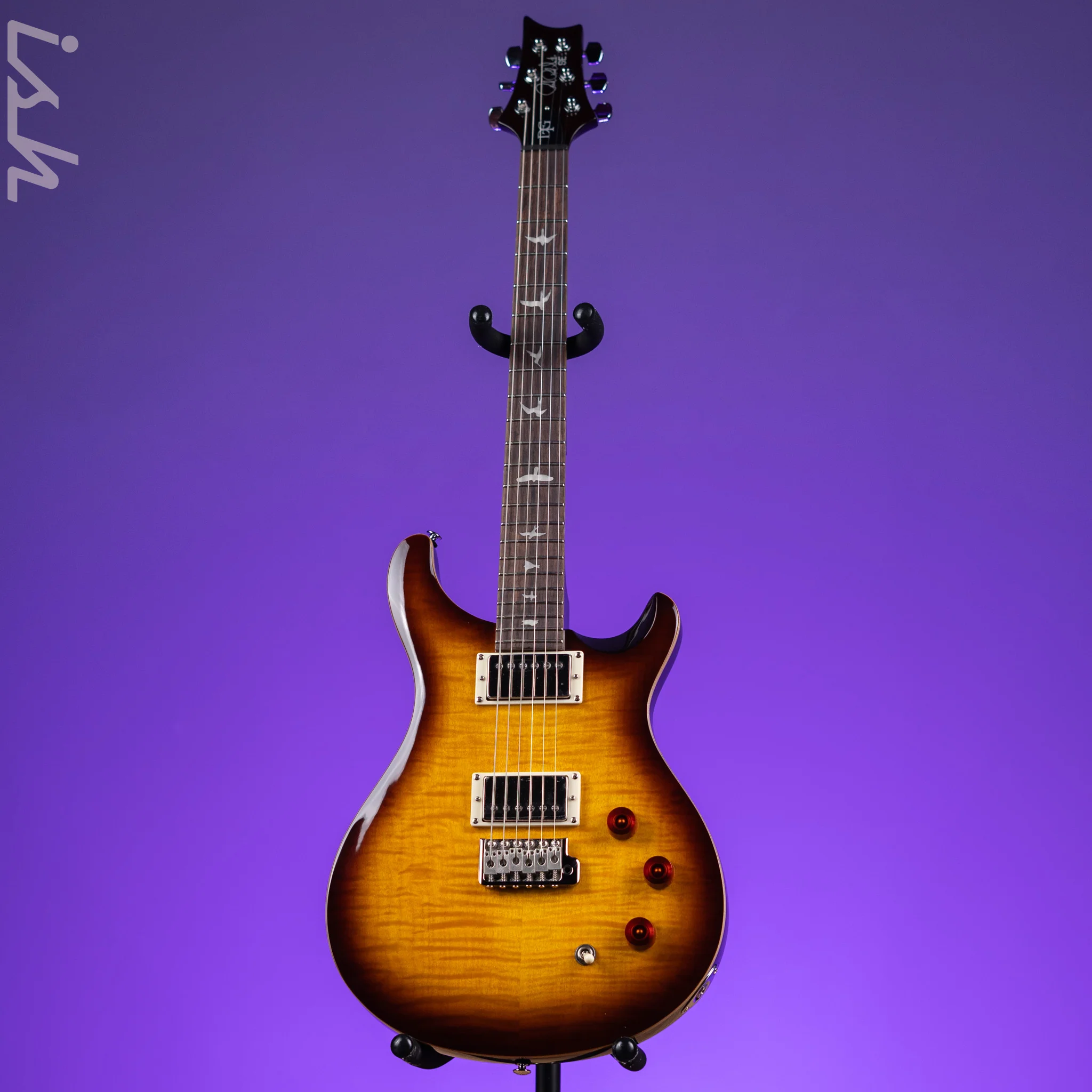 PRS SE DGT David Grissom Electric Guitar McCarty Tobacco Sunburst - Image 2