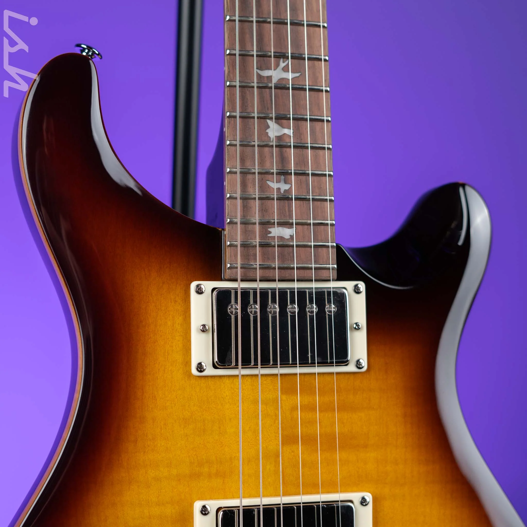 PRS SE DGT David Grissom Electric Guitar McCarty Tobacco Sunburst - Image 3