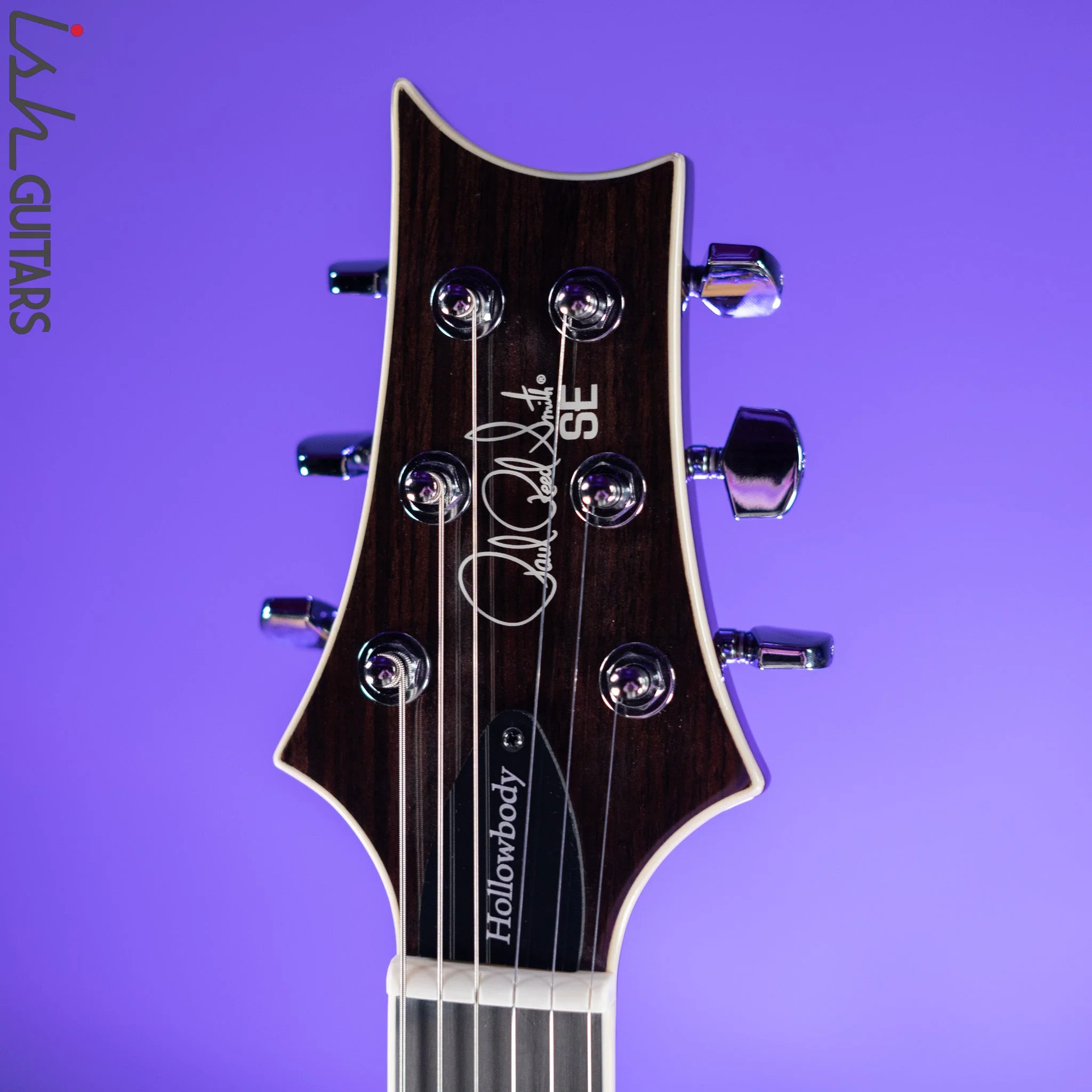 PRS SE Hollowbody II Electric Guitar Black Gold Sunburst - Image 5