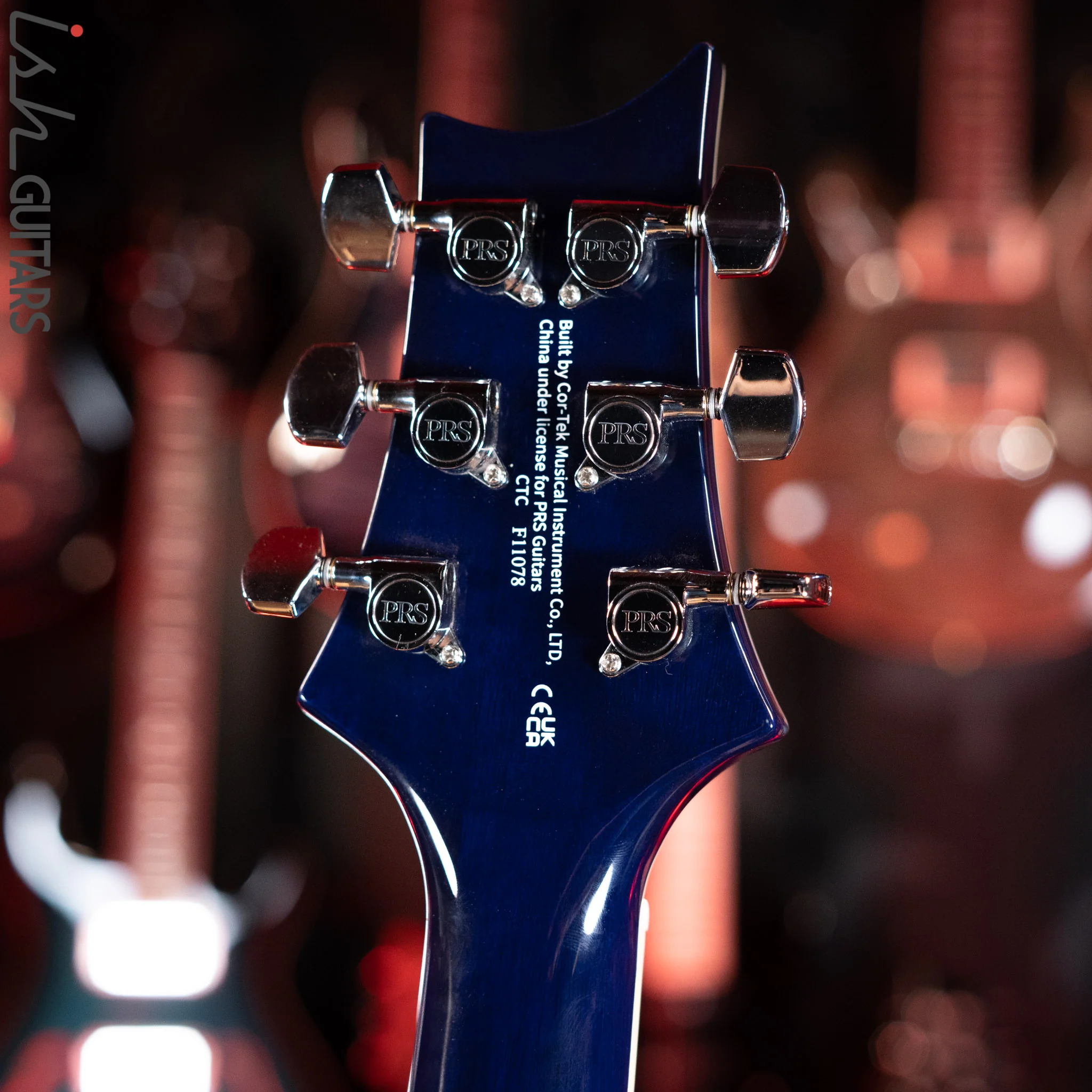 PRS SE Hollowbody II Faded Blue Burst Demo - Image 10
