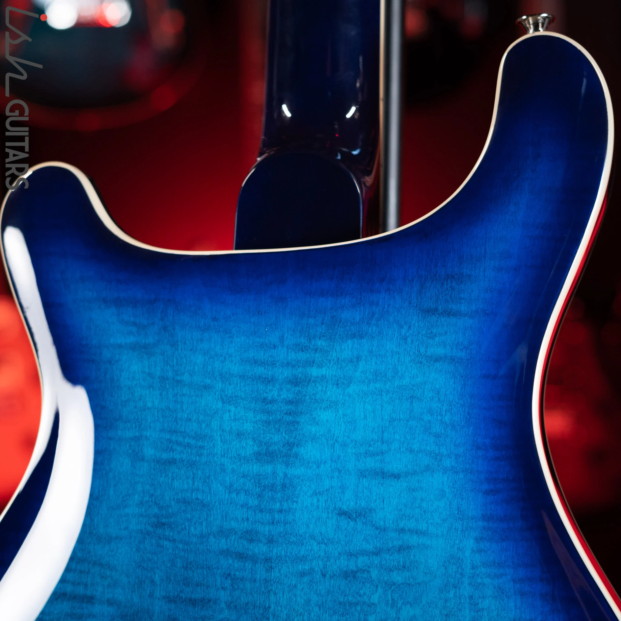 PRS SE Hollowbody II Faded Blue Burst Demo - Image 8