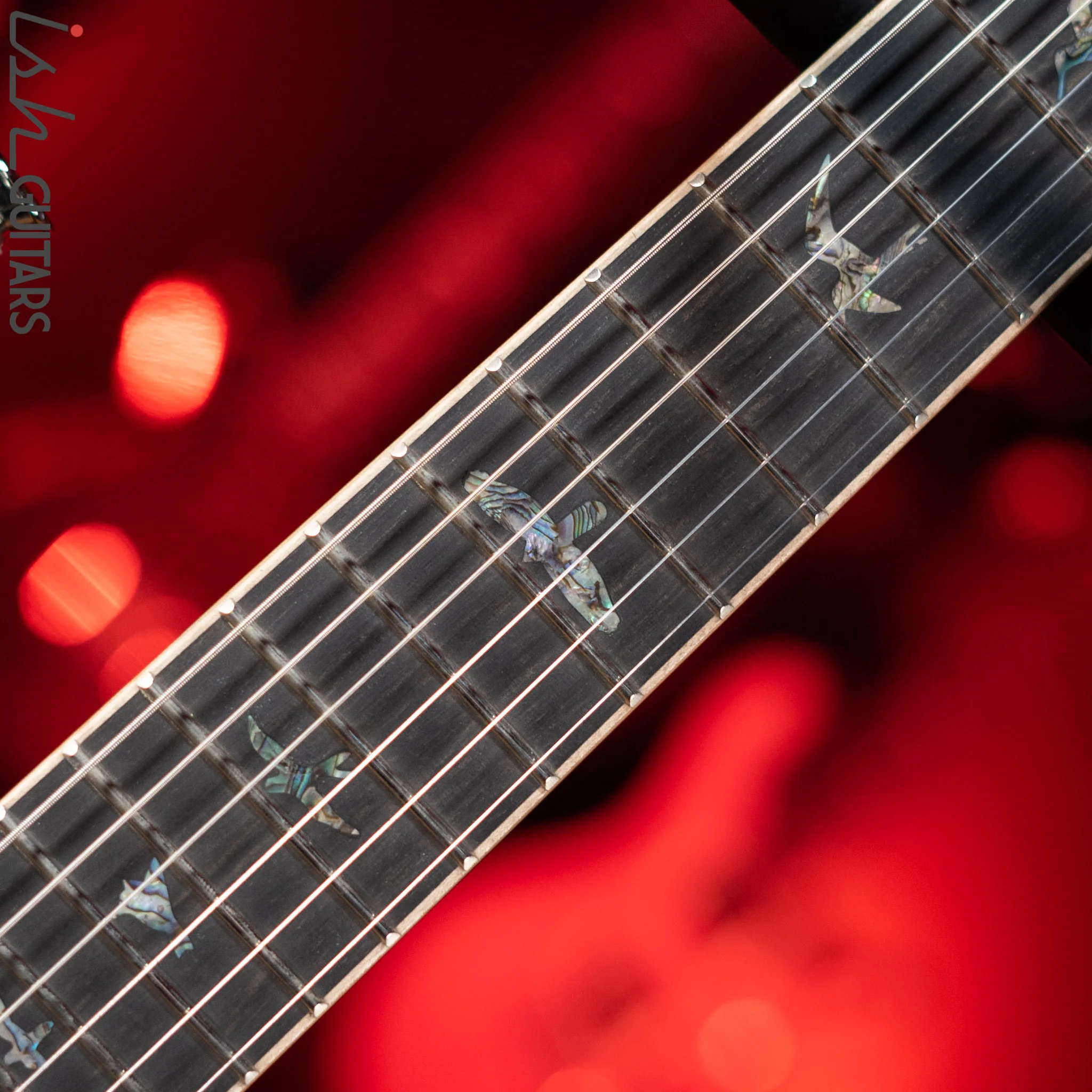 PRS SE Hollowbody II Piezo Electric Guitar Peacock Blue Sunburst Demo - Image 5