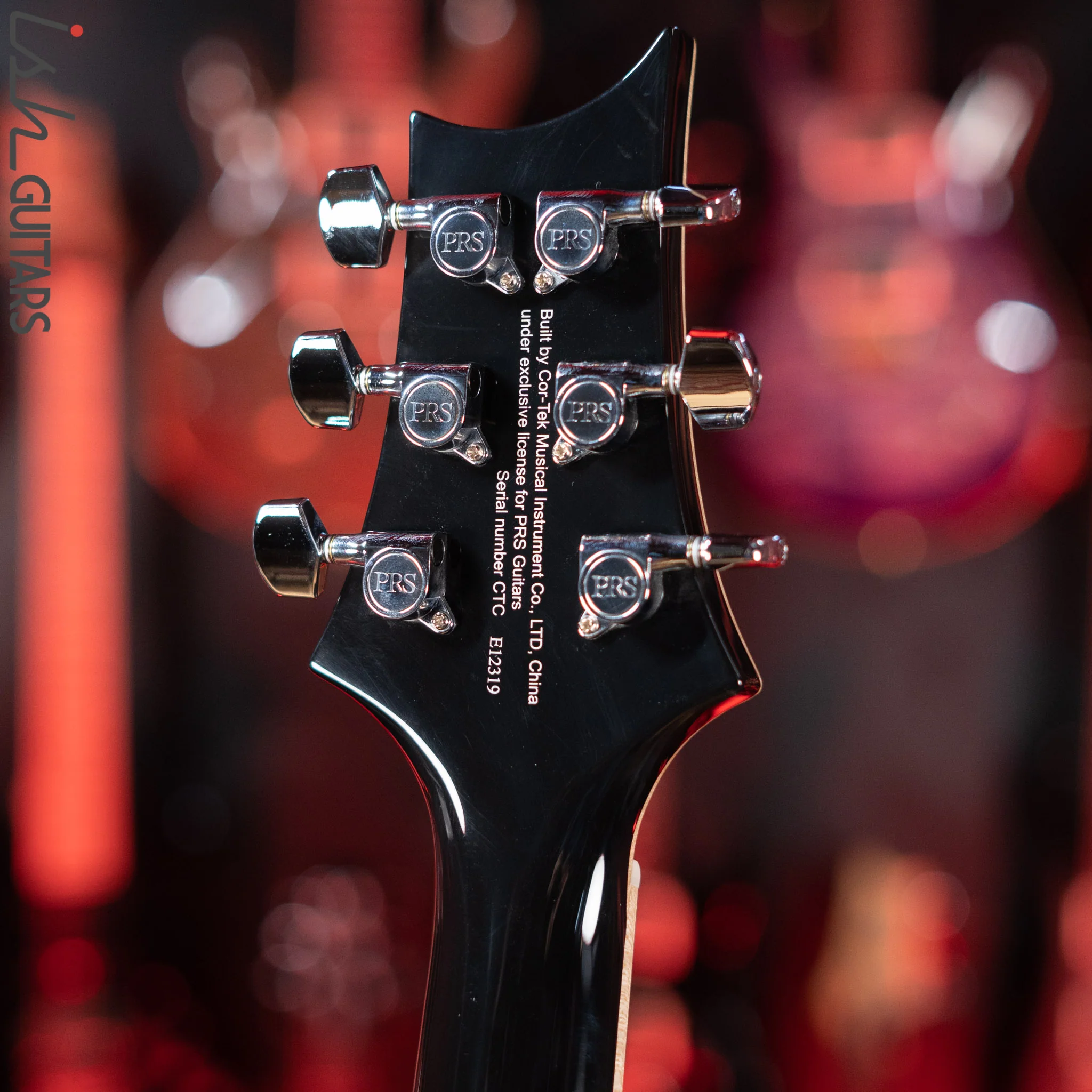 PRS SE Hollowbody II Piezo Electric Guitar Peacock Blue Sunburst - Image 11