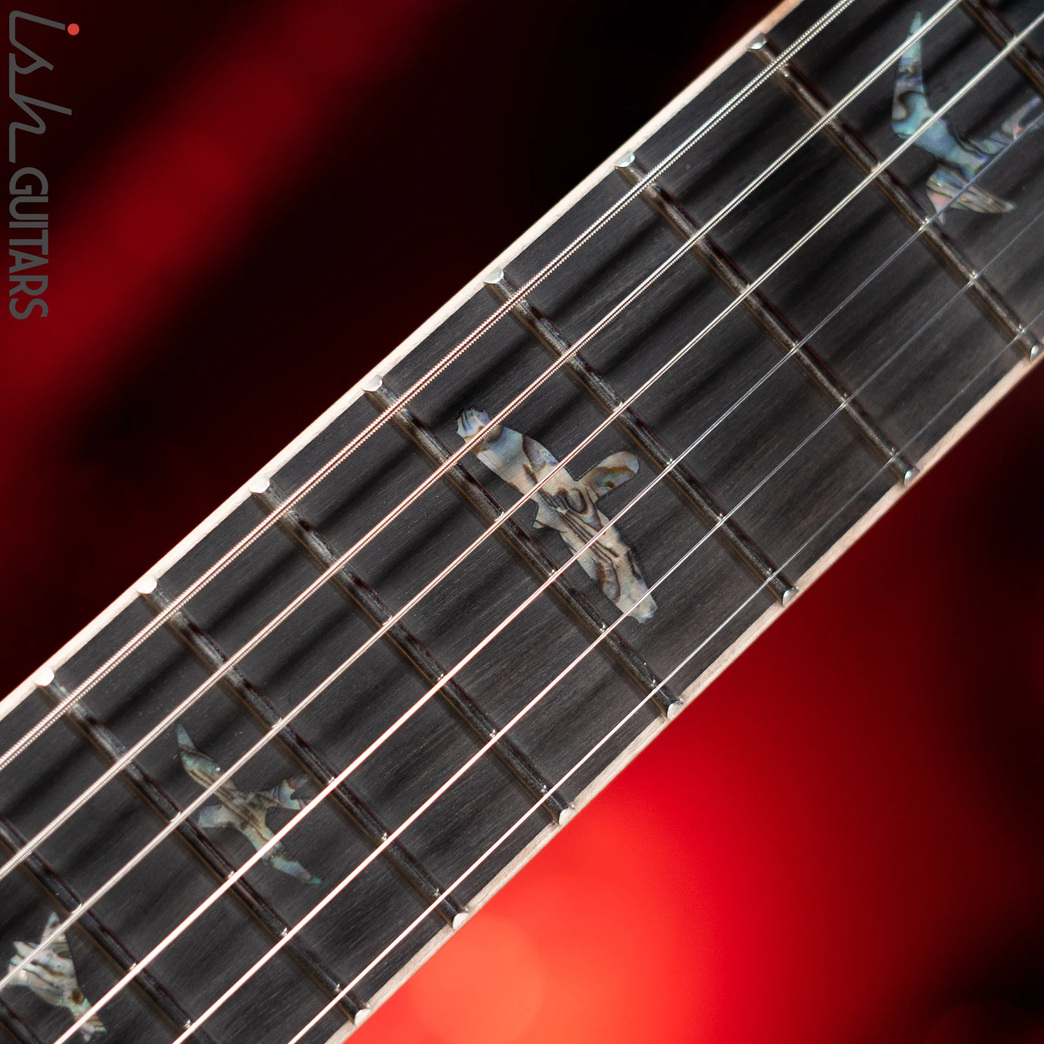 PRS SE Hollowbody II Piezo Electric Guitar Peacock Blue Sunburst - Image 6