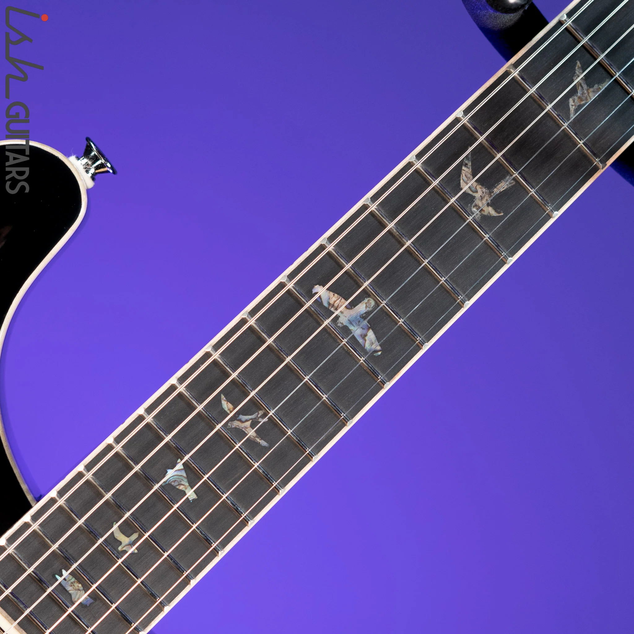 PRS SE Hollowbody II Piezo Electric Guitar Peacock Blue Sunburst - Image 5