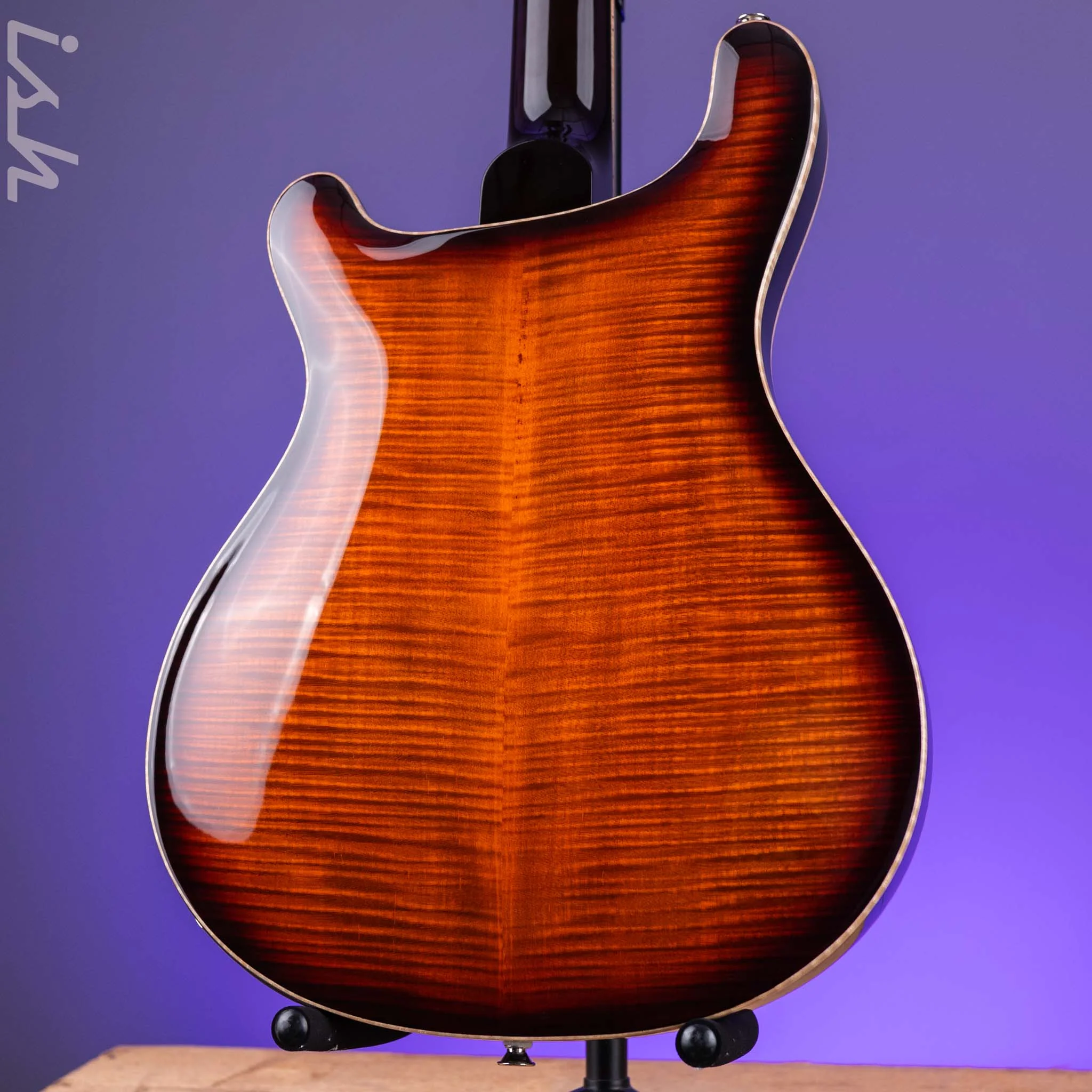 PRS SE Hollowbody II Piezo Orange Tiger Smokeburst *2025 Release!* - Image 7