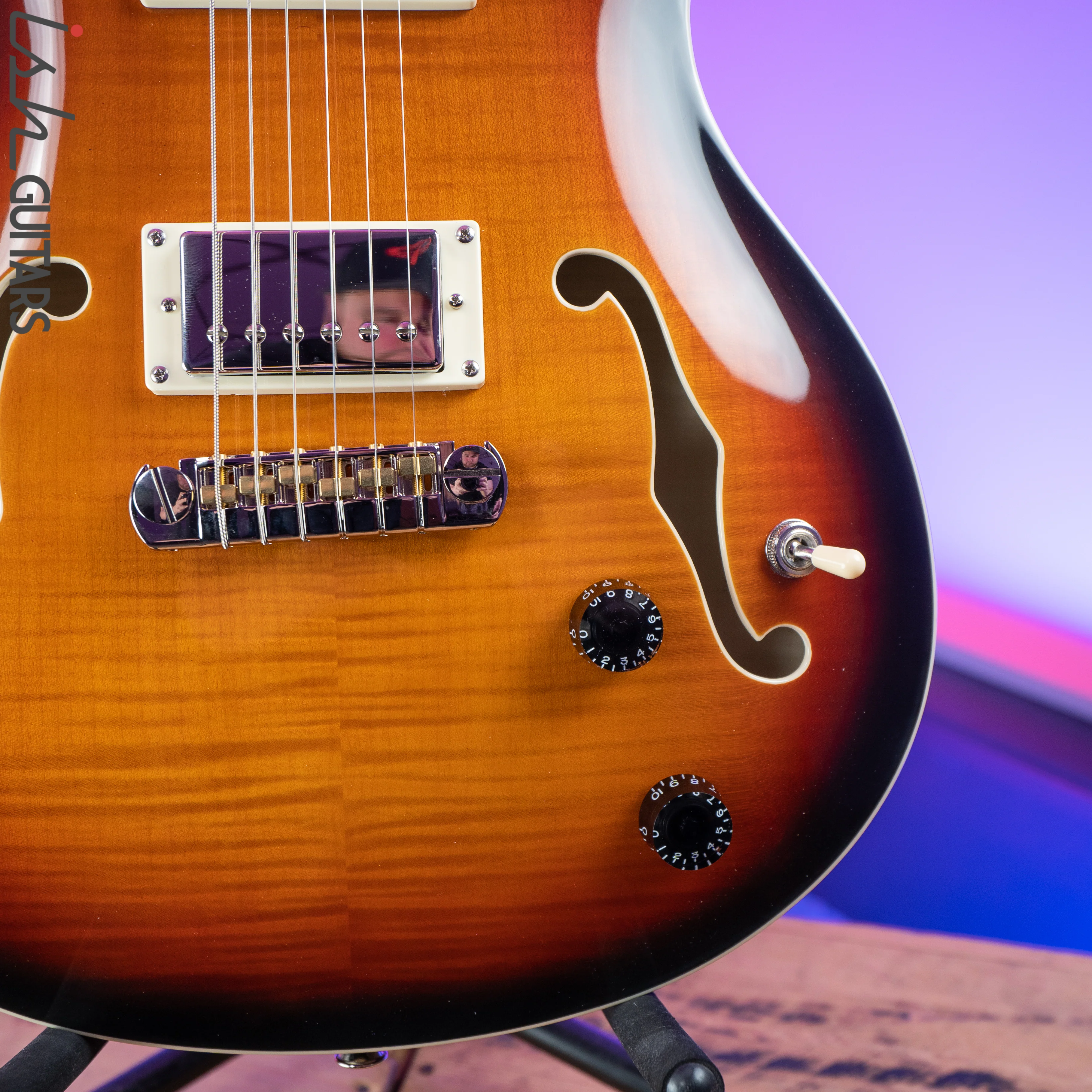 PRS SE Hollowbody II Tricolor Sunburst - Image 4