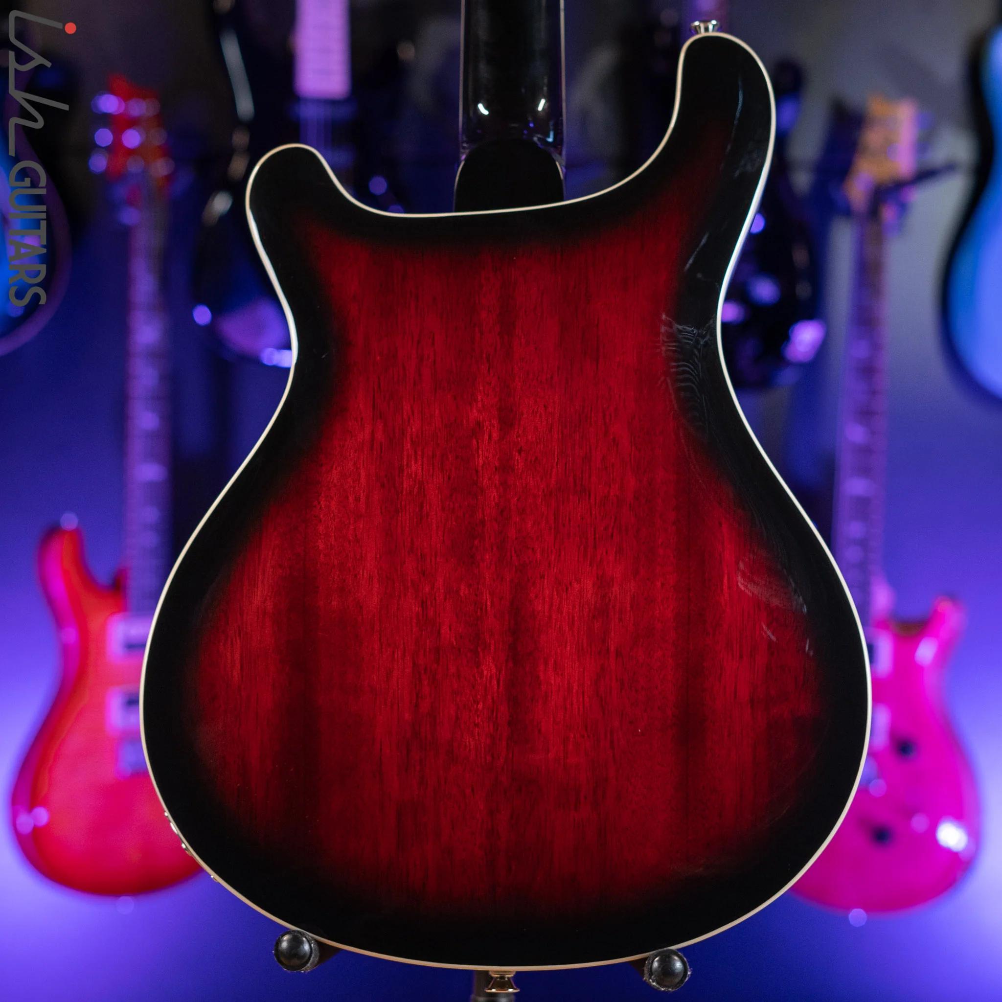 PRS SE Hollowbody Standard Electric Guitar Fire Red Burst - Image 7