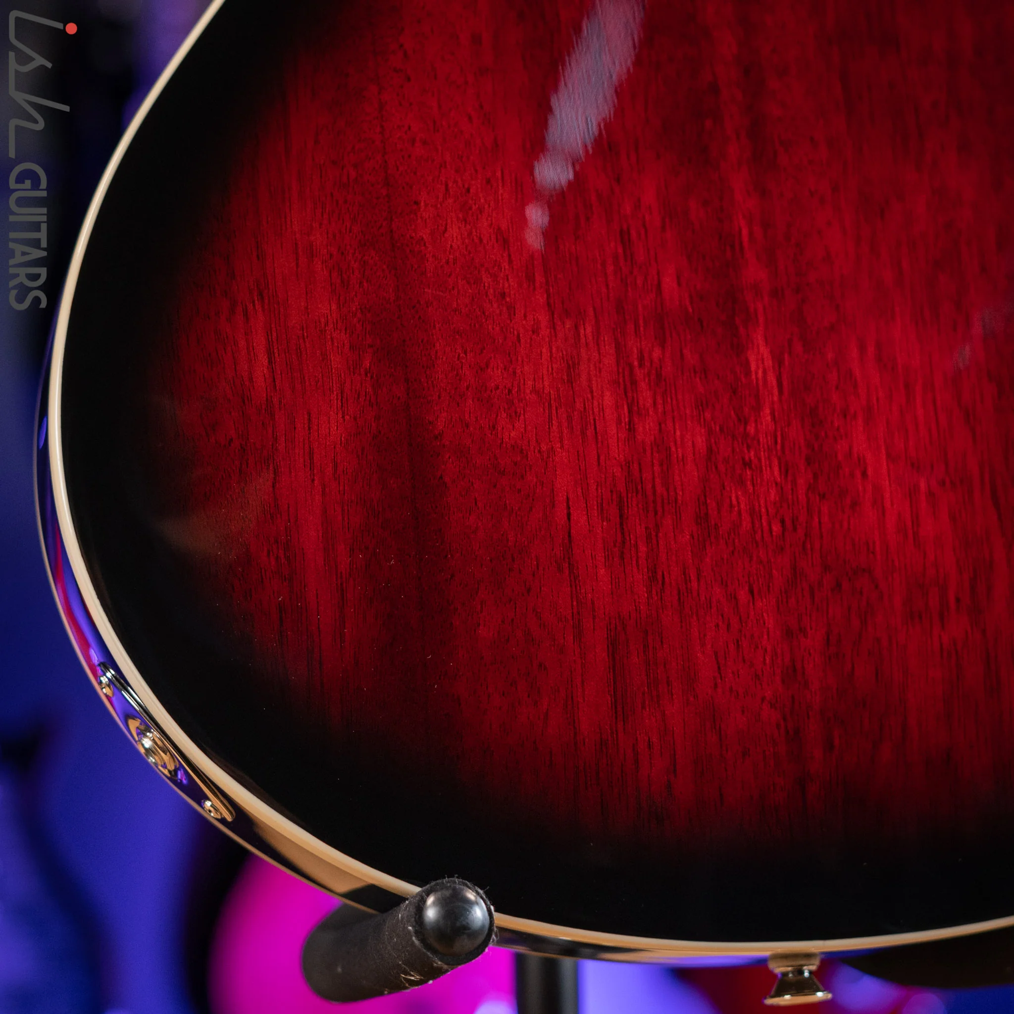 PRS SE Hollowbody Standard Electric Guitar Fire Red Burst - Image 9