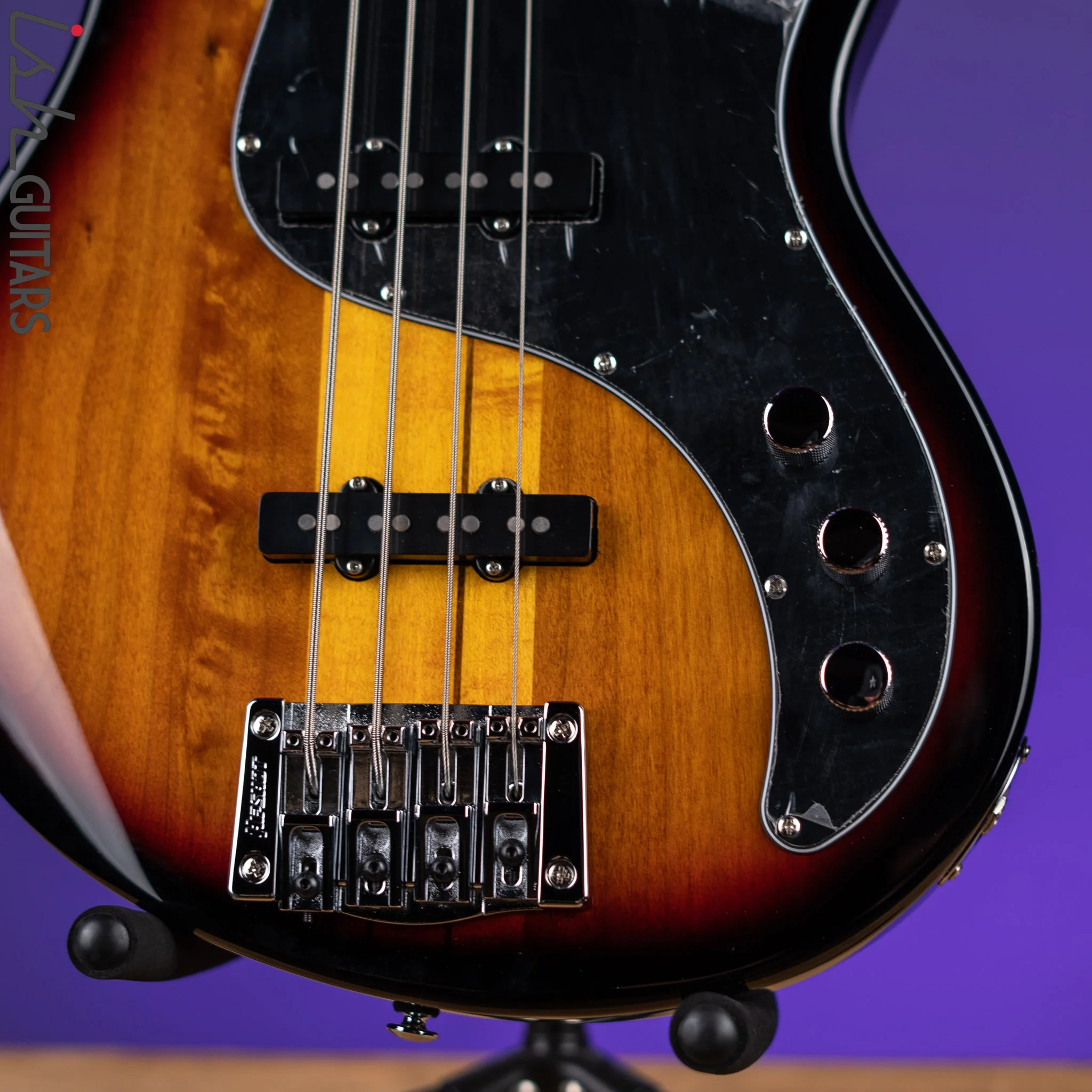 PRS SE Kestrel Bass Tri Color Sunburst Gloss Demo - Image 4