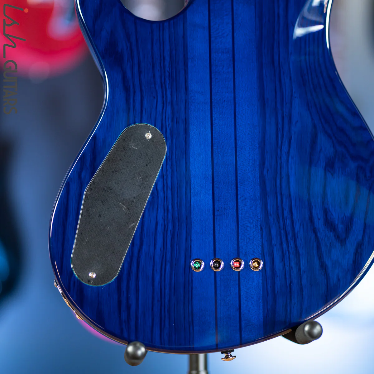 PRS SE Kingfisher Bass Faded Blue Wrap Around Burst - Image 10