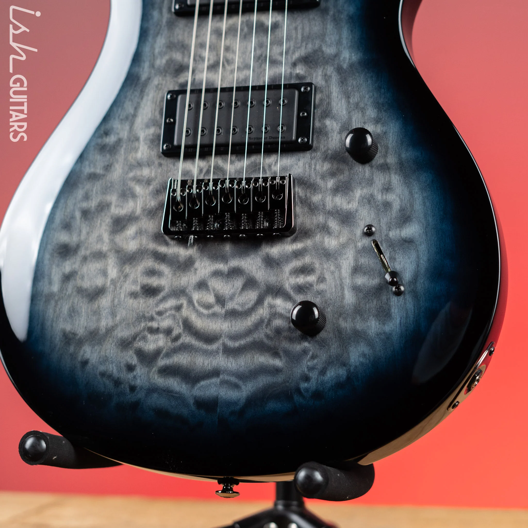 PRS SE Mark Holcomb SVN Holcomb Blue Burst 7 String - Image 4