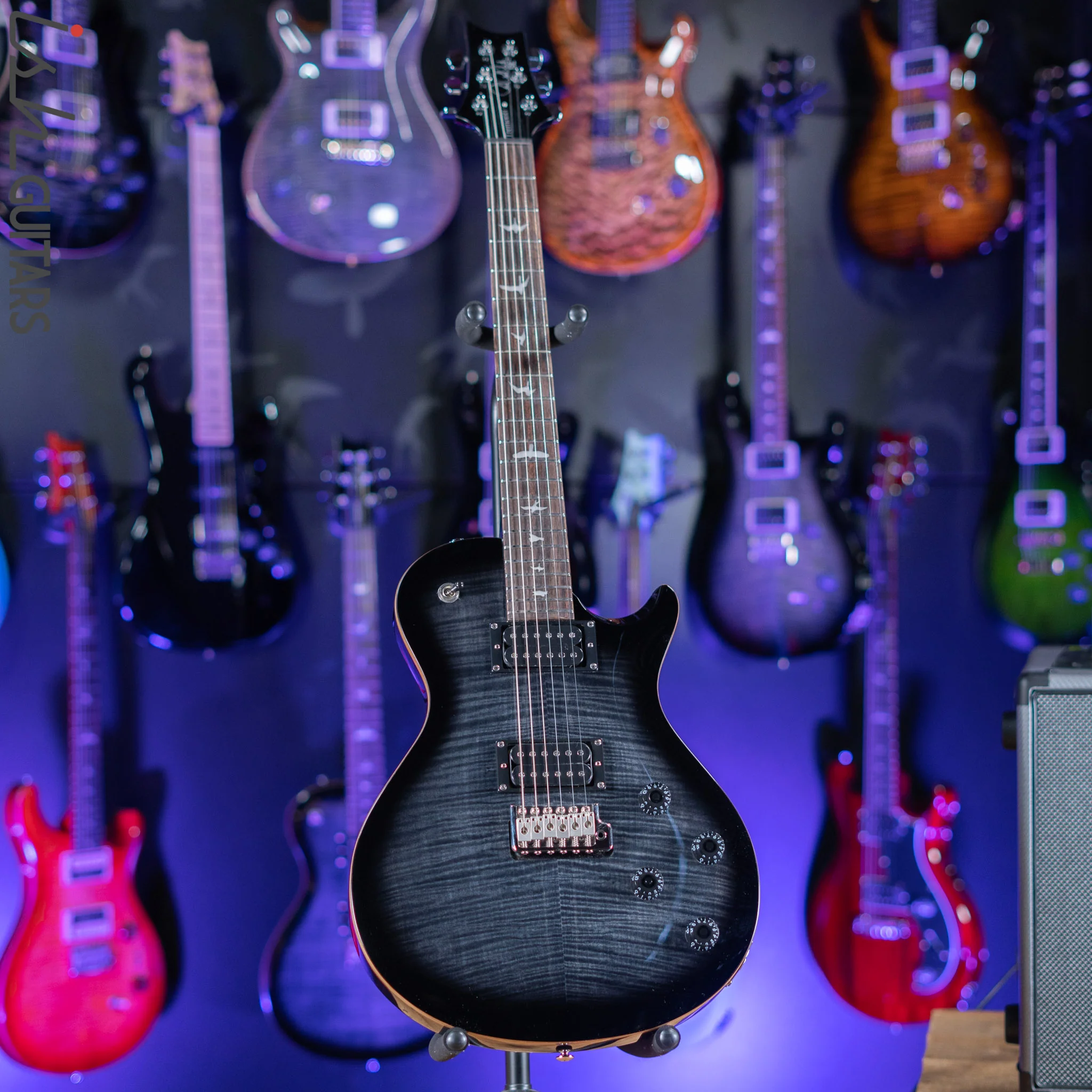 2021 PRS SE Mark Tremonti Electric Guitar Charcoal Burst - Image 2