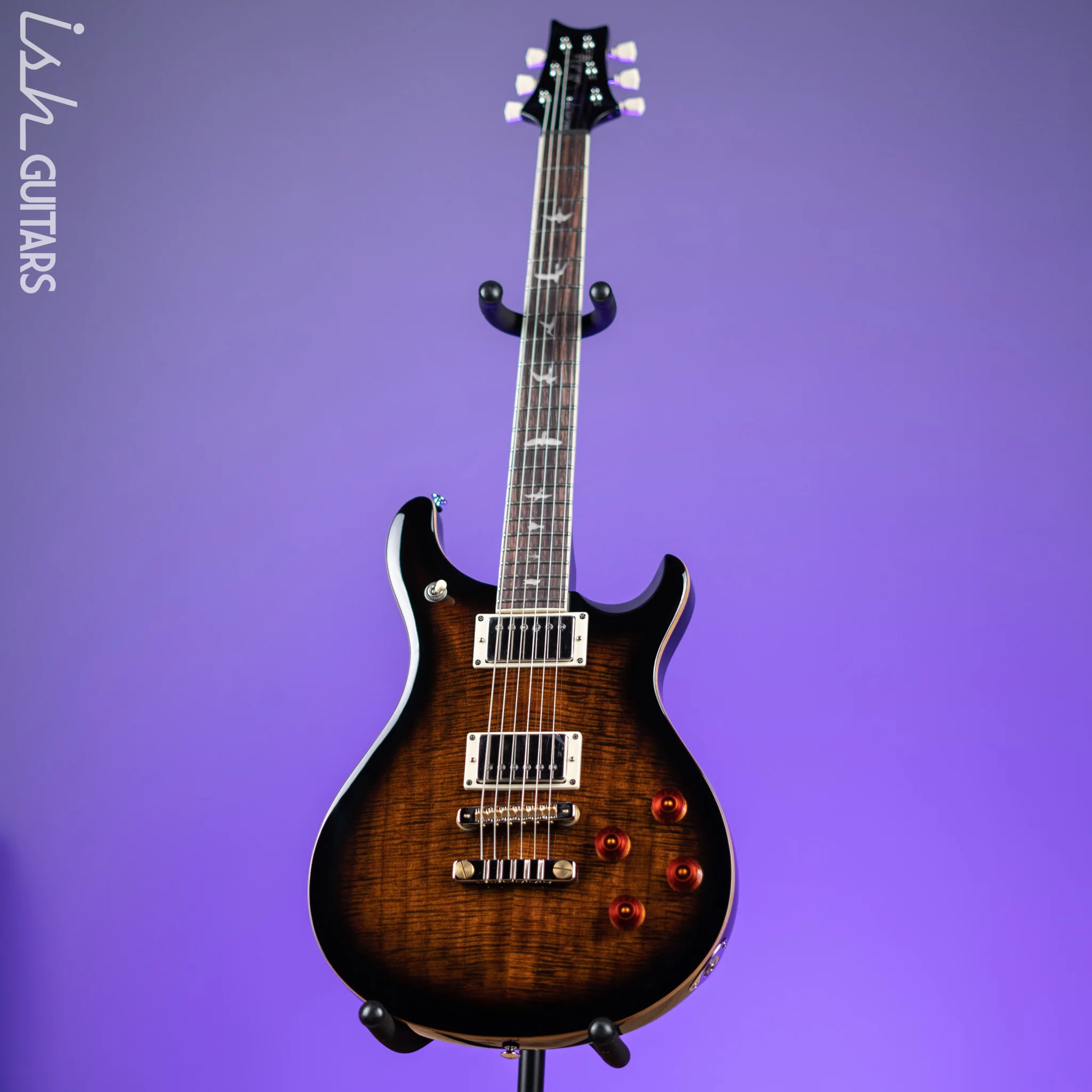 PRS SE McCarty 594 Electric Guitar Black Gold Sunburst - Image 2