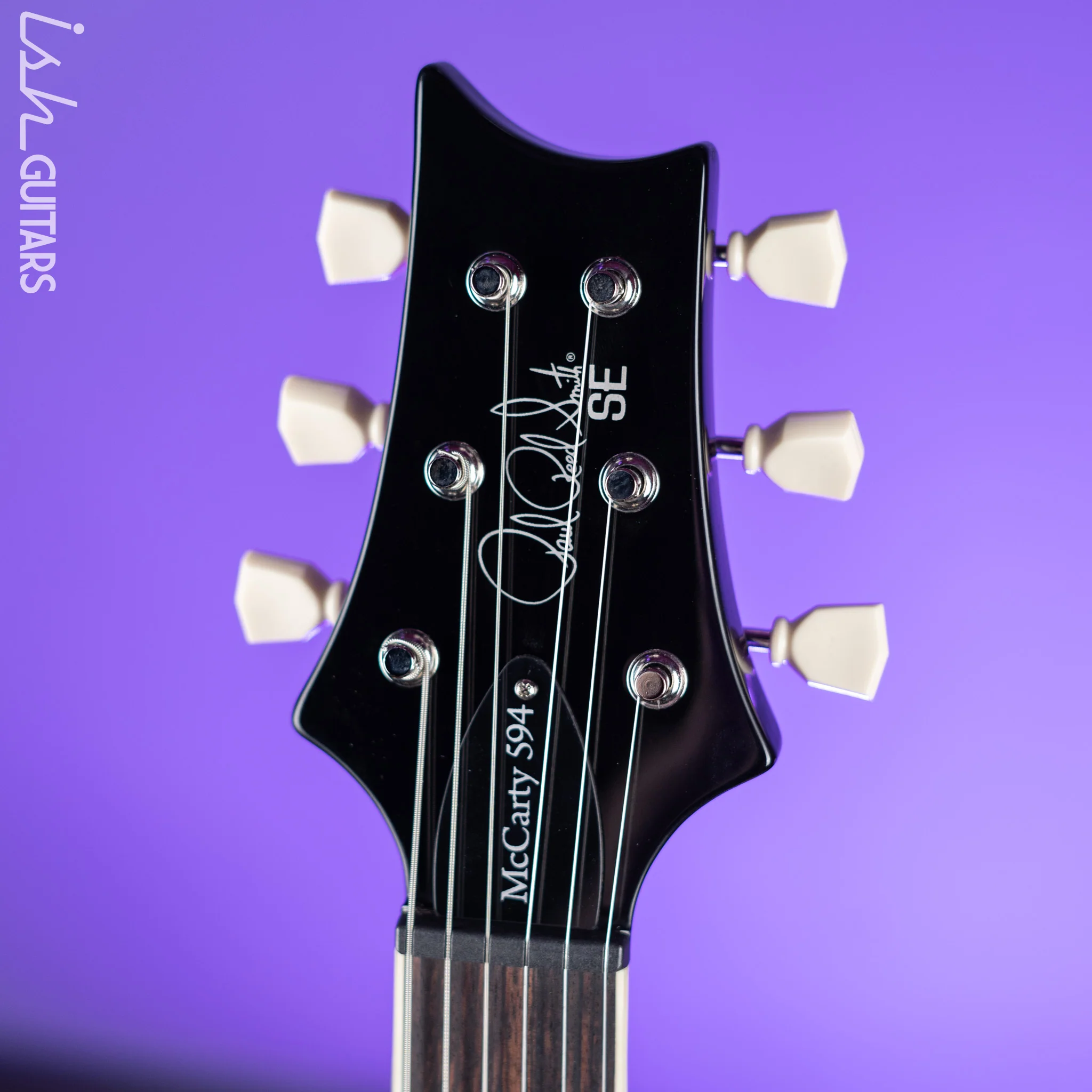 PRS SE McCarty 594 Electric Guitar Black Gold Sunburst - Image 5