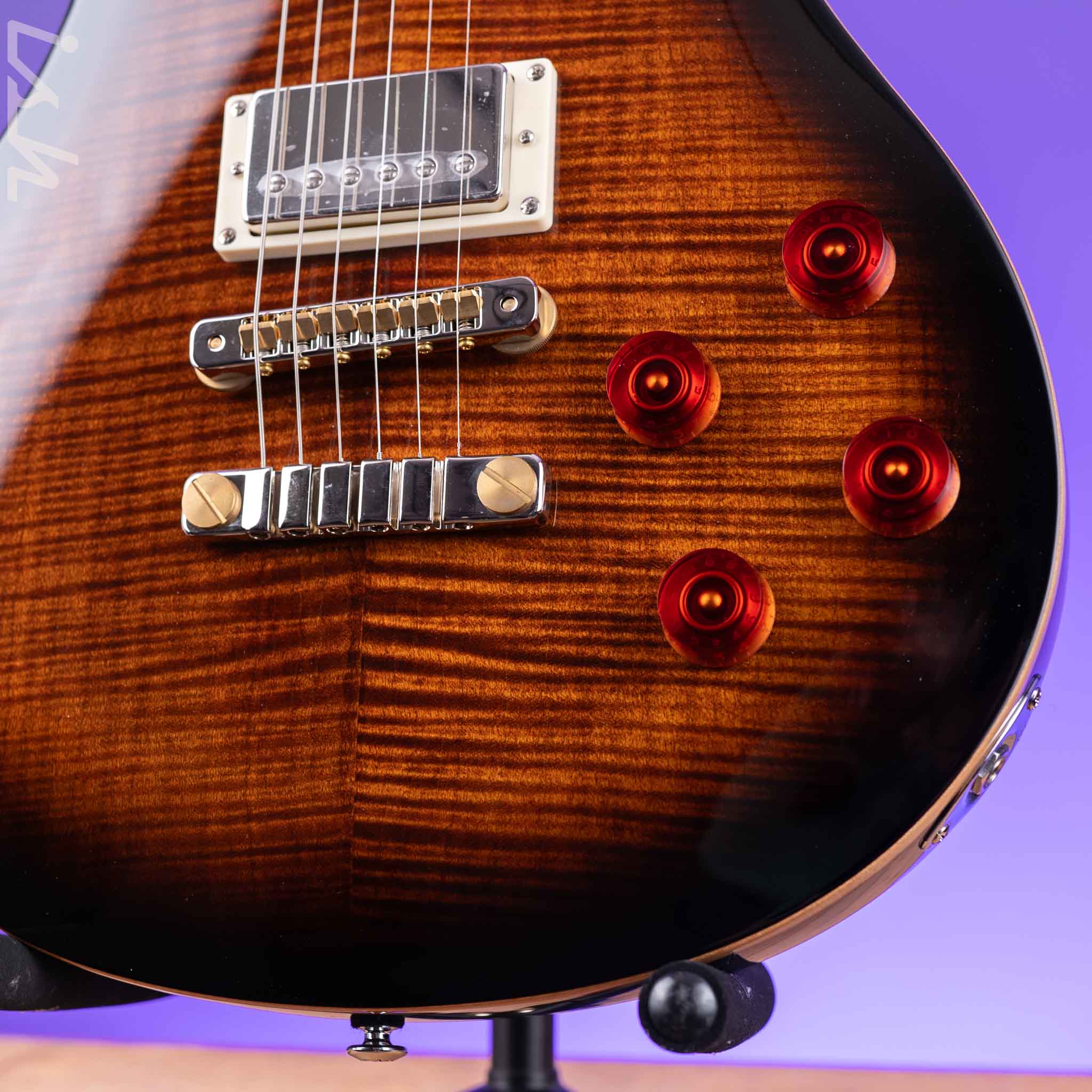 PRS SE McCarty 594 Electric Guitar Black Gold Sunburst - Image 4