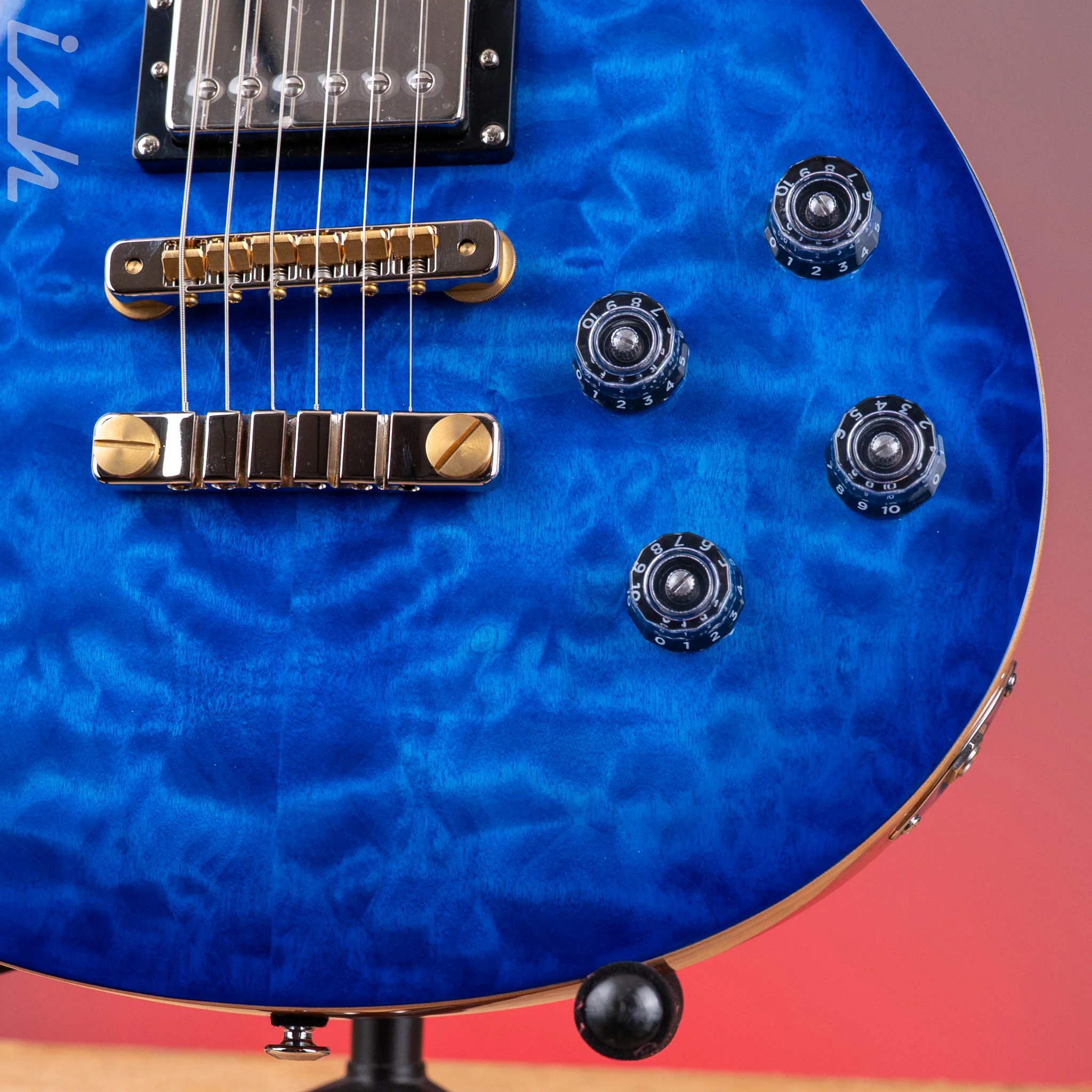 PRS SE McCarty 594 Quilt Faded Blue Burst - Image 5