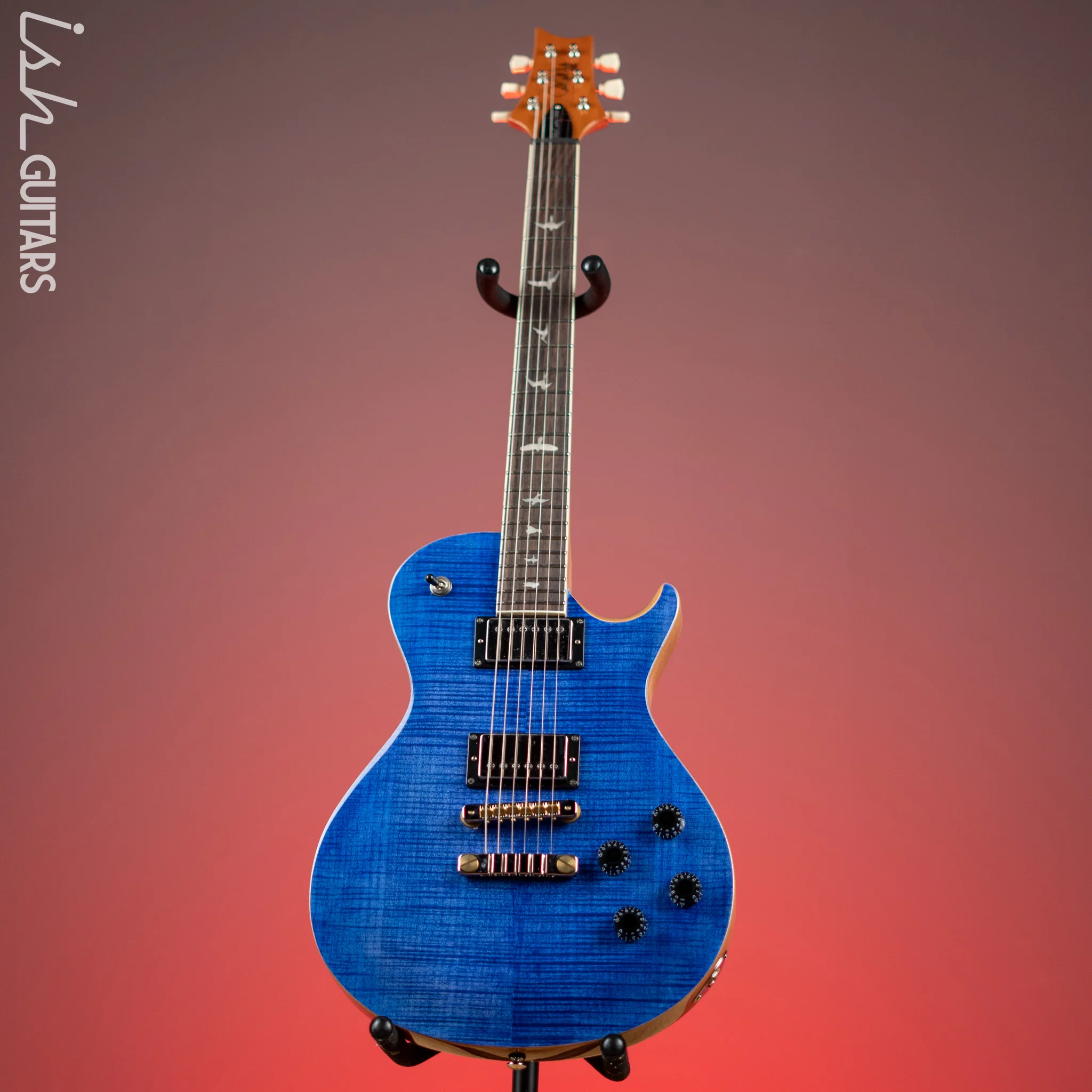 PRS SE McCarty 594 Singlecut Electric Guitar Faded Blue - Image 2