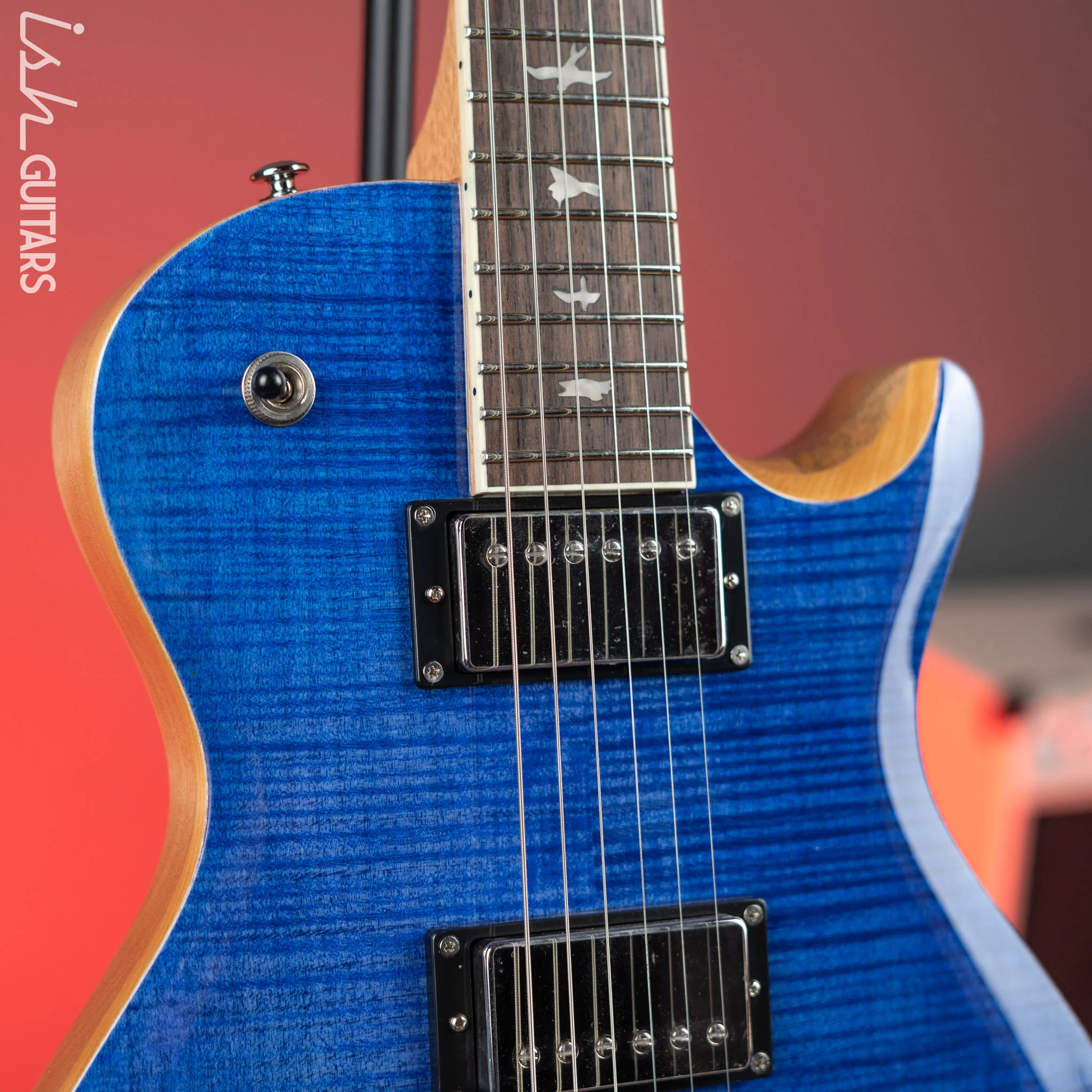 PRS SE McCarty 594 Singlecut Electric Guitar Faded Blue - Image 3