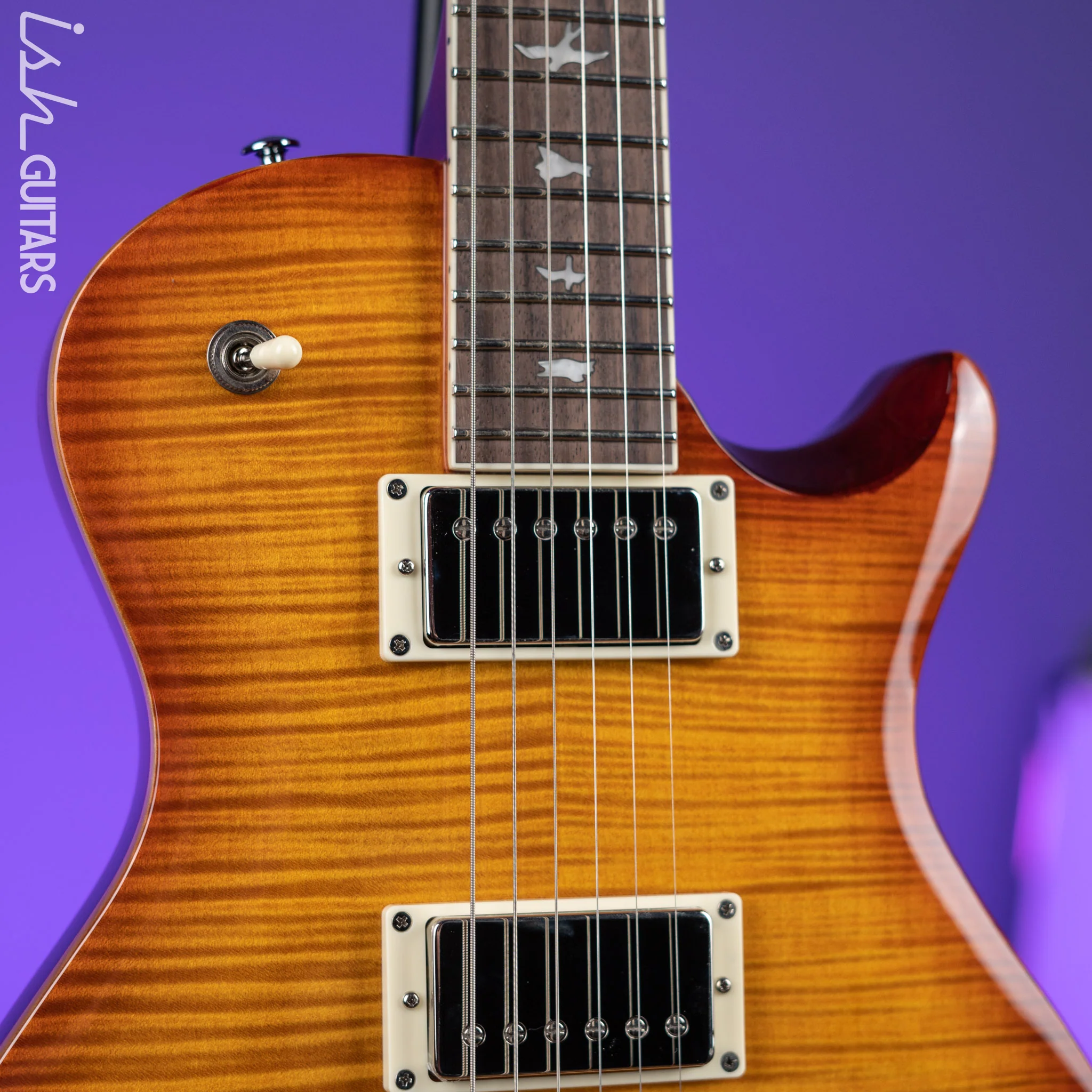 PRS SE McCarty 594 Singlecut Electric Guitar Vintage Sunburst - Image 3