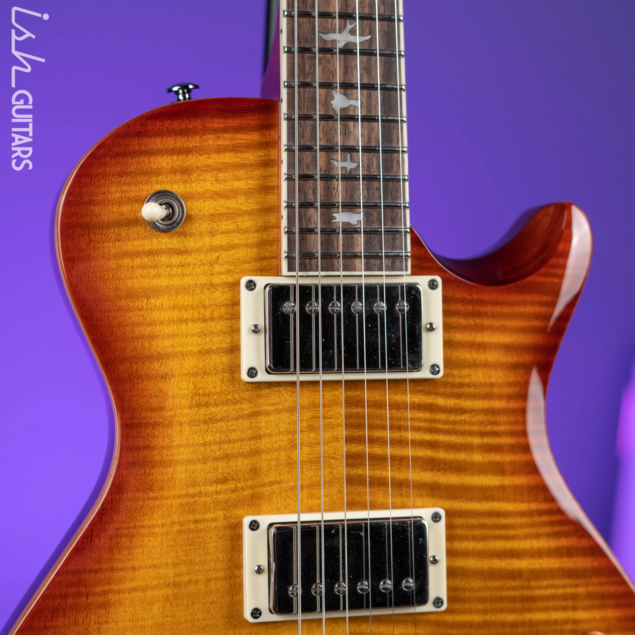 PRS SE McCarty 594 Singlecut Electric Guitar Vintage Sunburst - Image 3