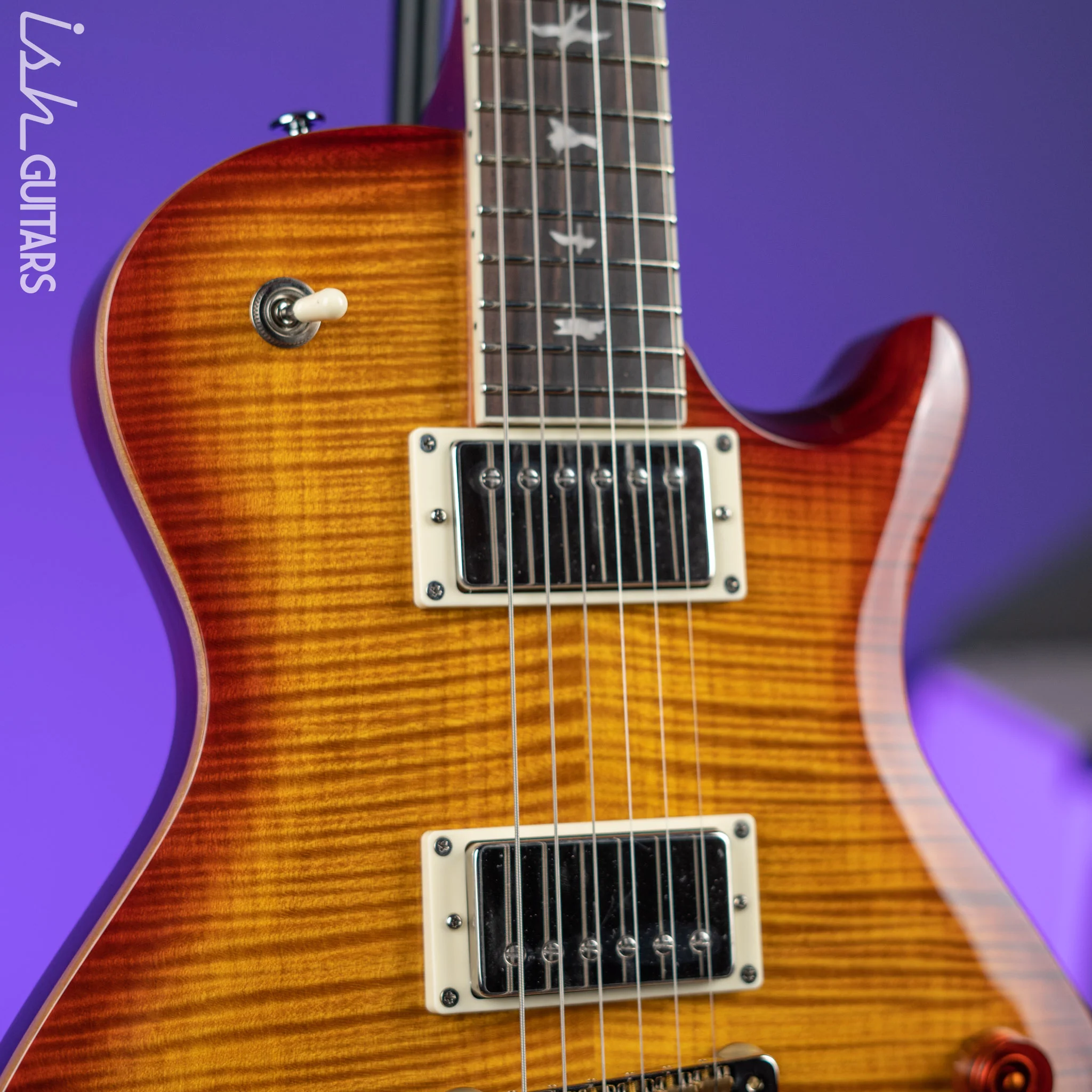 PRS SE McCarty 594 Singlecut Electric Guitar Vintage Sunburst - Image 3