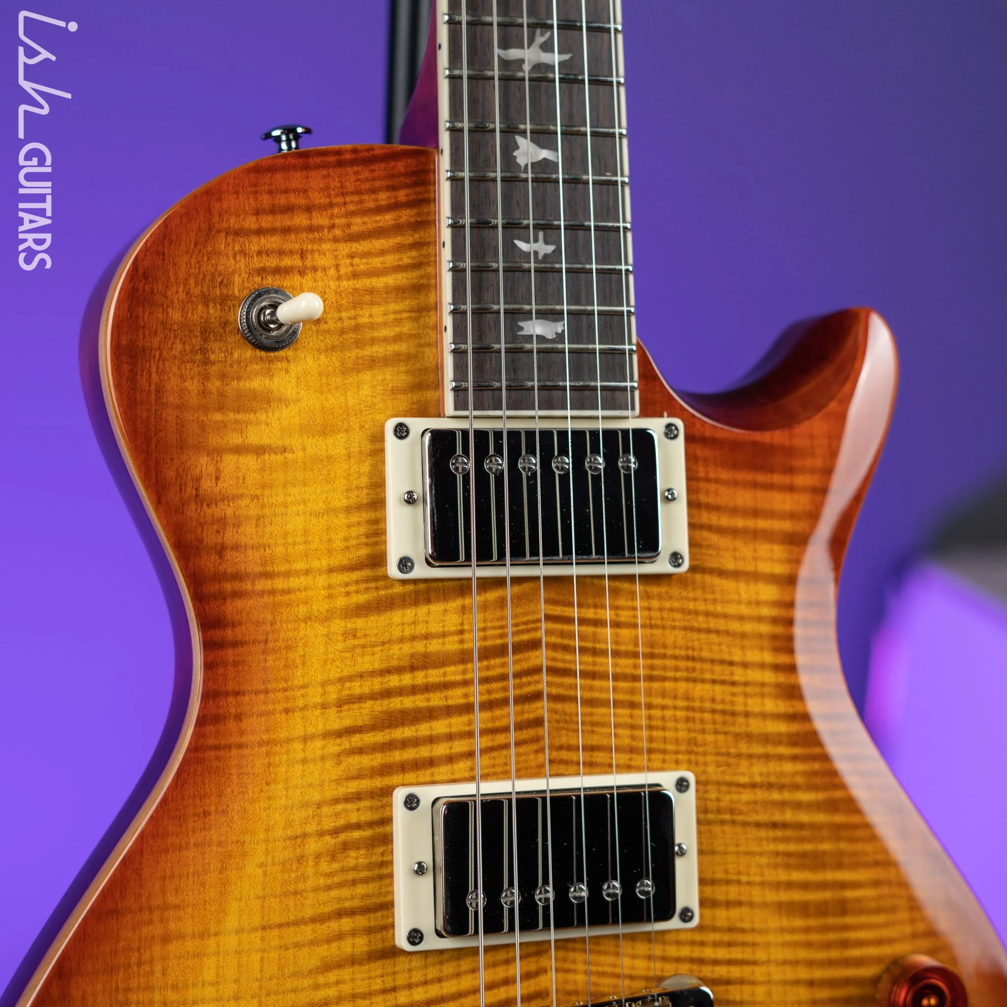 PRS SE McCarty 594 Singlecut Electric Guitar Vintage Sunburst Demo - Image 3