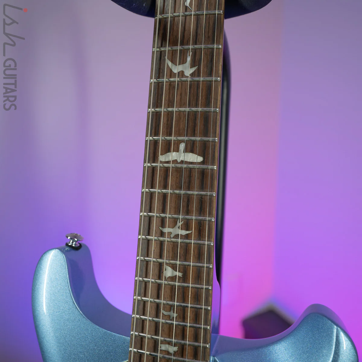 2020 PRS SE Mira Frost Blue Metallic - Image 6