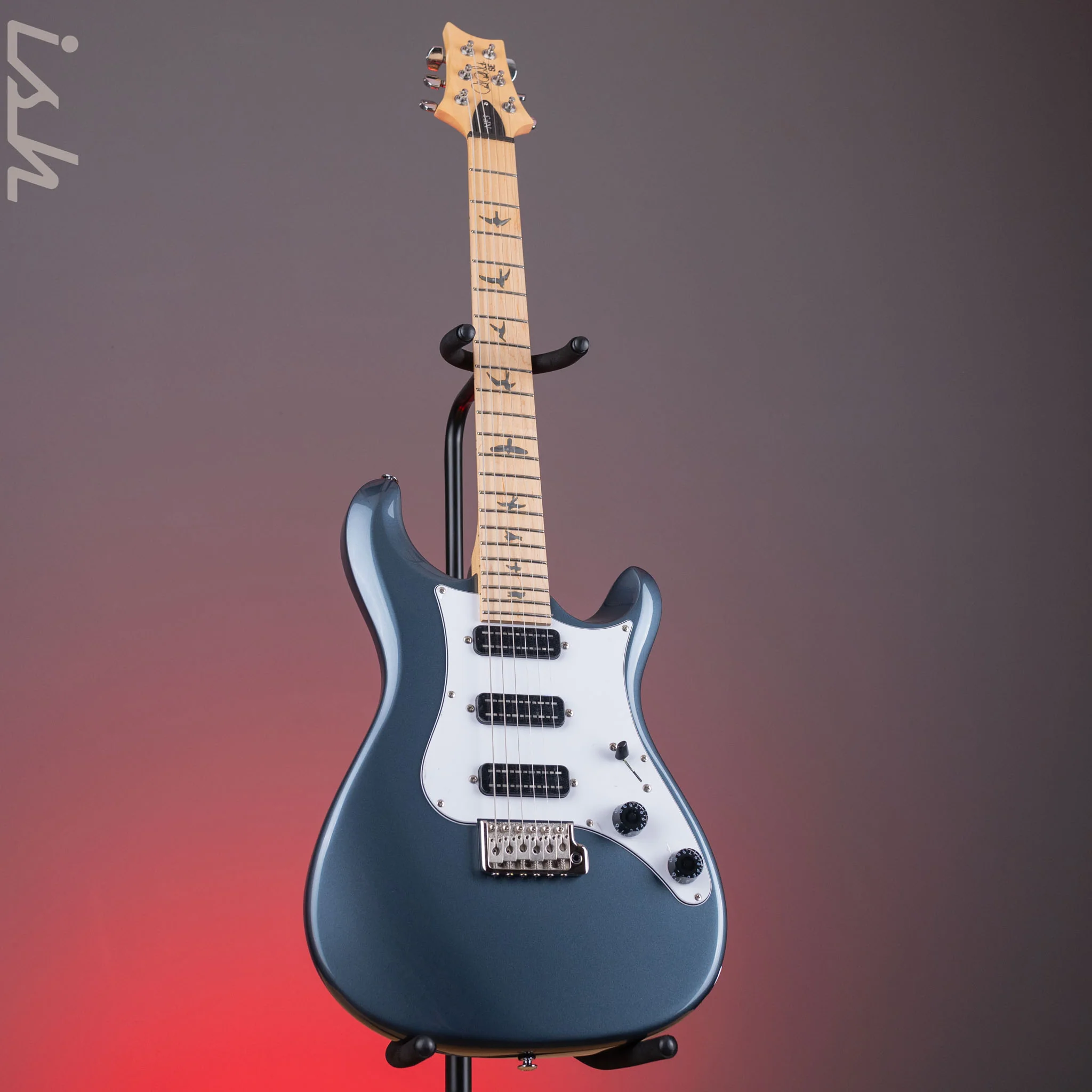 PRS SE NF3 Electric Guitar Gunmetal Grey Maple Fretboard Demo - Image 2