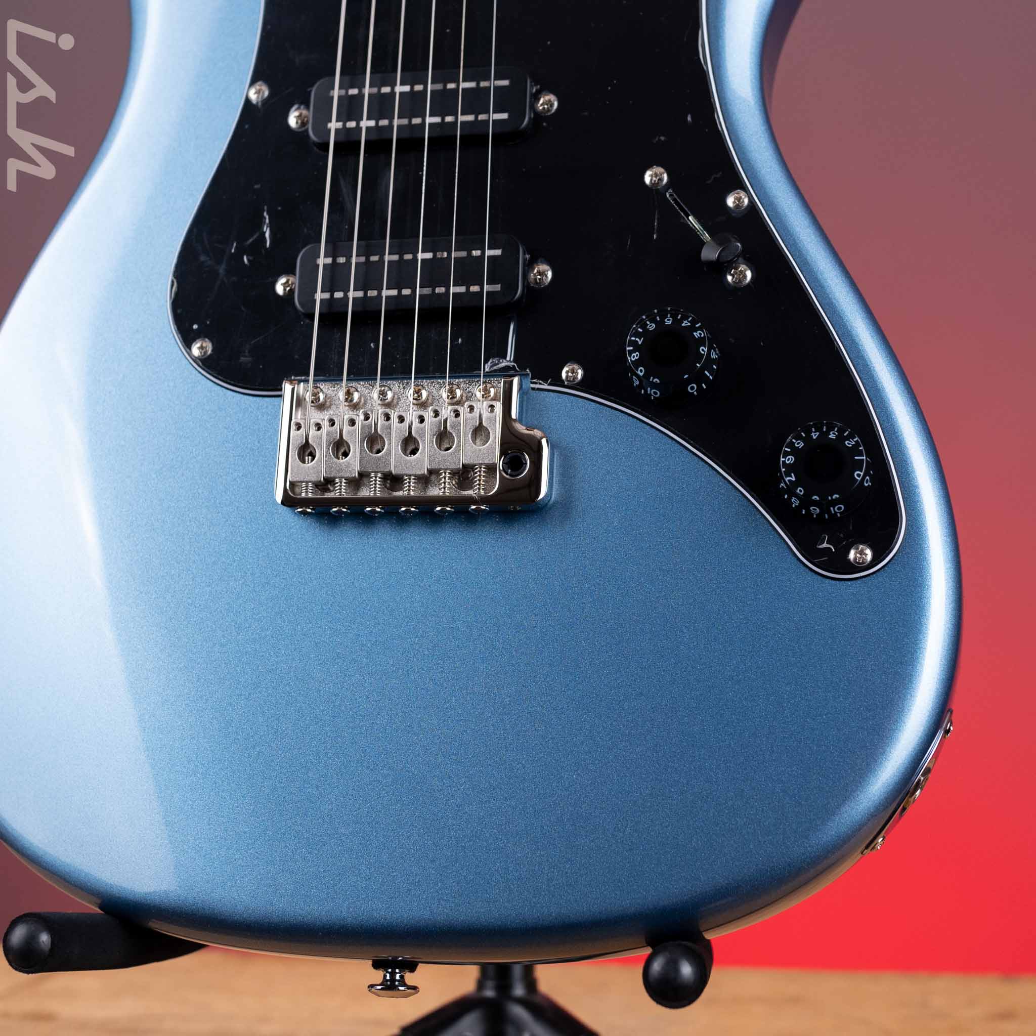 PRS SE NF3 Electric Guitar Ice Blue Metallic Maple Fretboard - Image 4