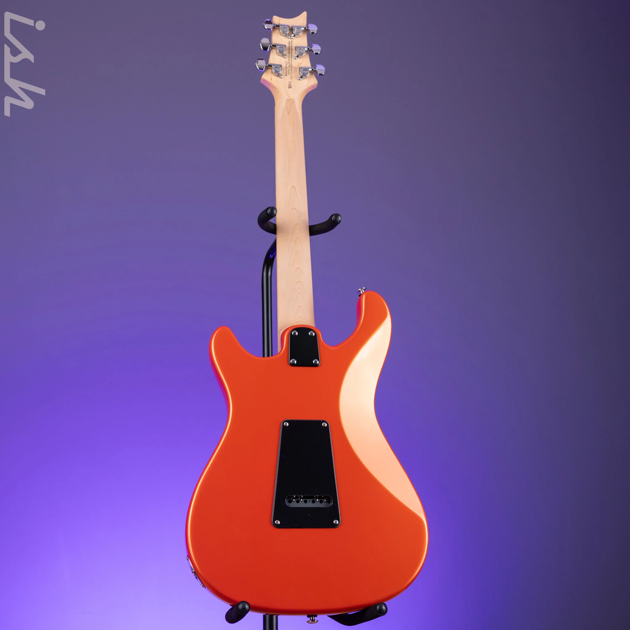 PRS SE NF3 Electric Guitar Metallic Orange Maple Fretboard - Image 6